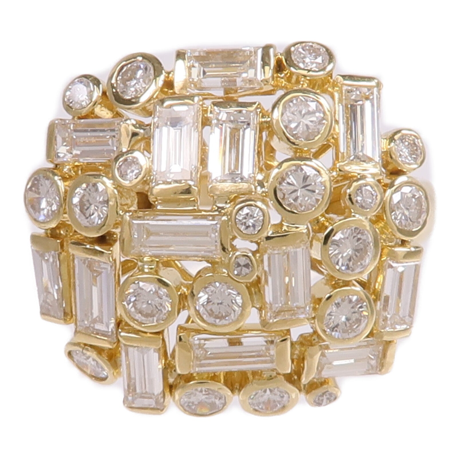 JEWELRY 【激減優惠】18K黃金Diamond Ring鑽石戒指US#9.5