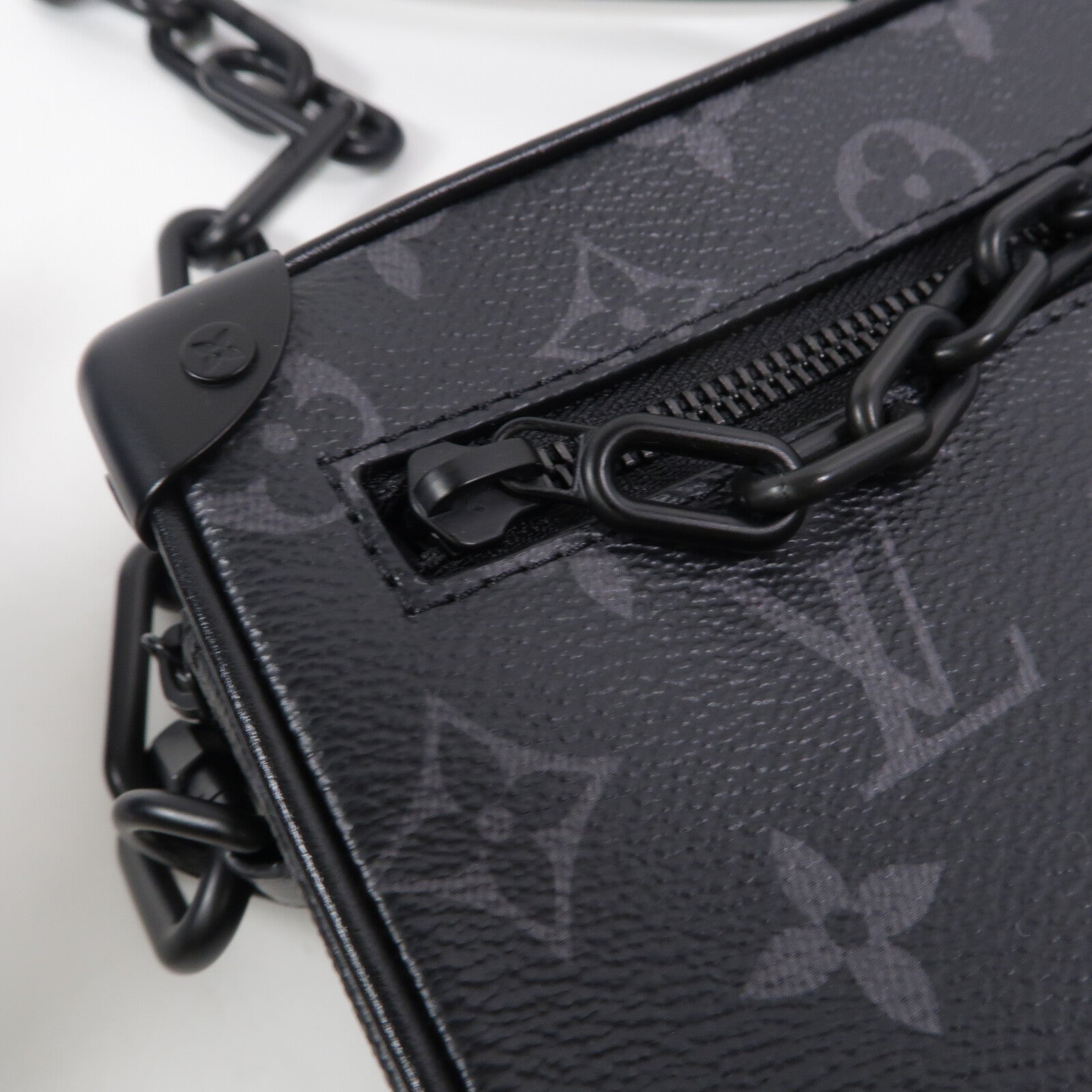 LOUIS VUITTON Monogram Eclipse Mini Soft Trunk肩背袋