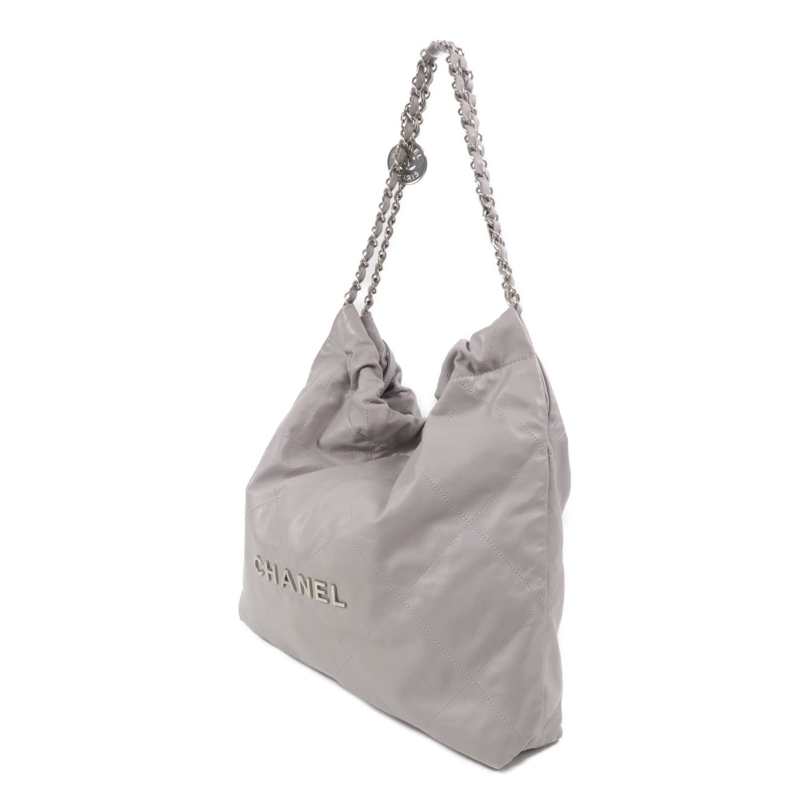 CHANEL 牛皮皮革Chanel 22 Medium鏈帶肩背袋