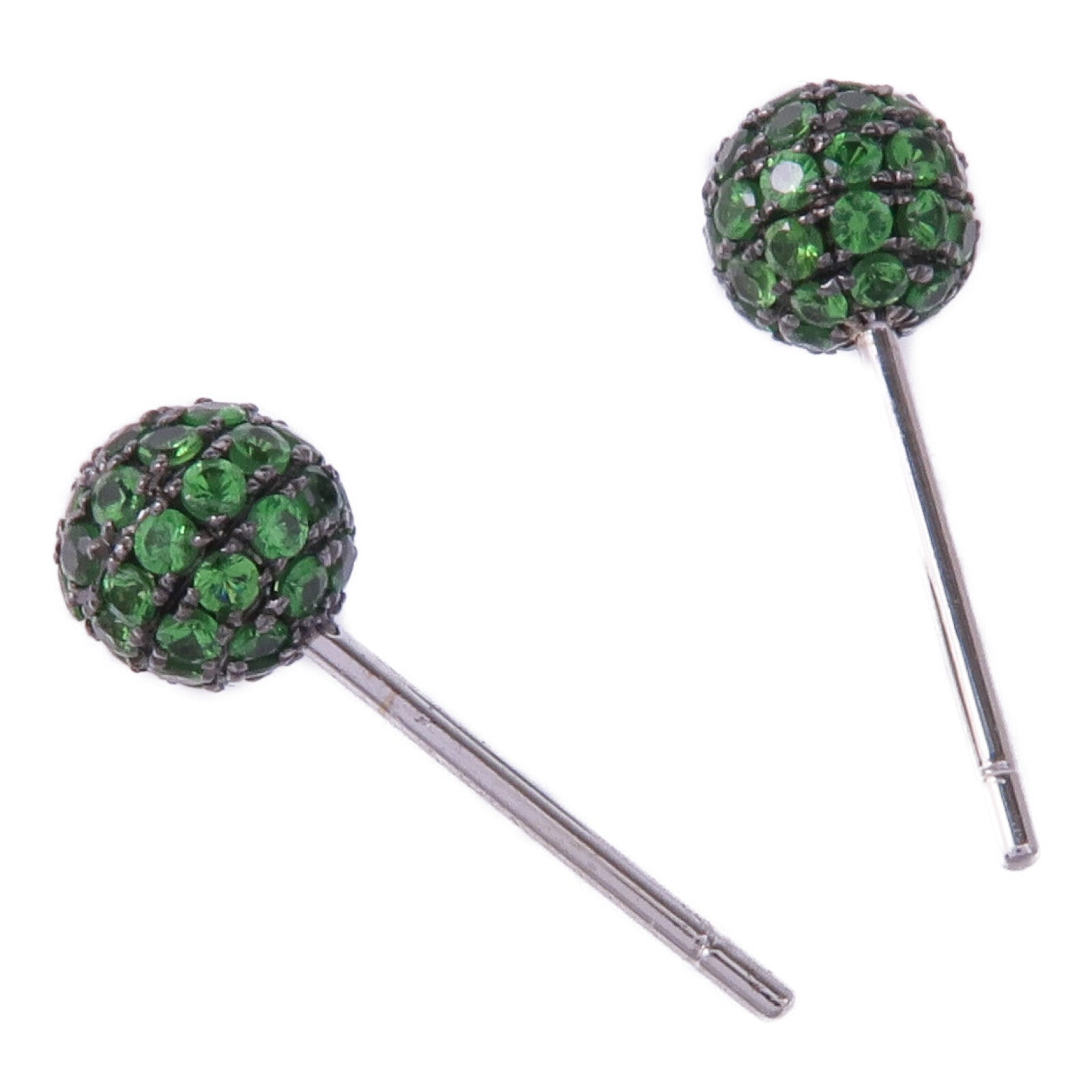 JEWELRY 18K白金Pearl Garnet Earrings珍珠/石榴石耳環