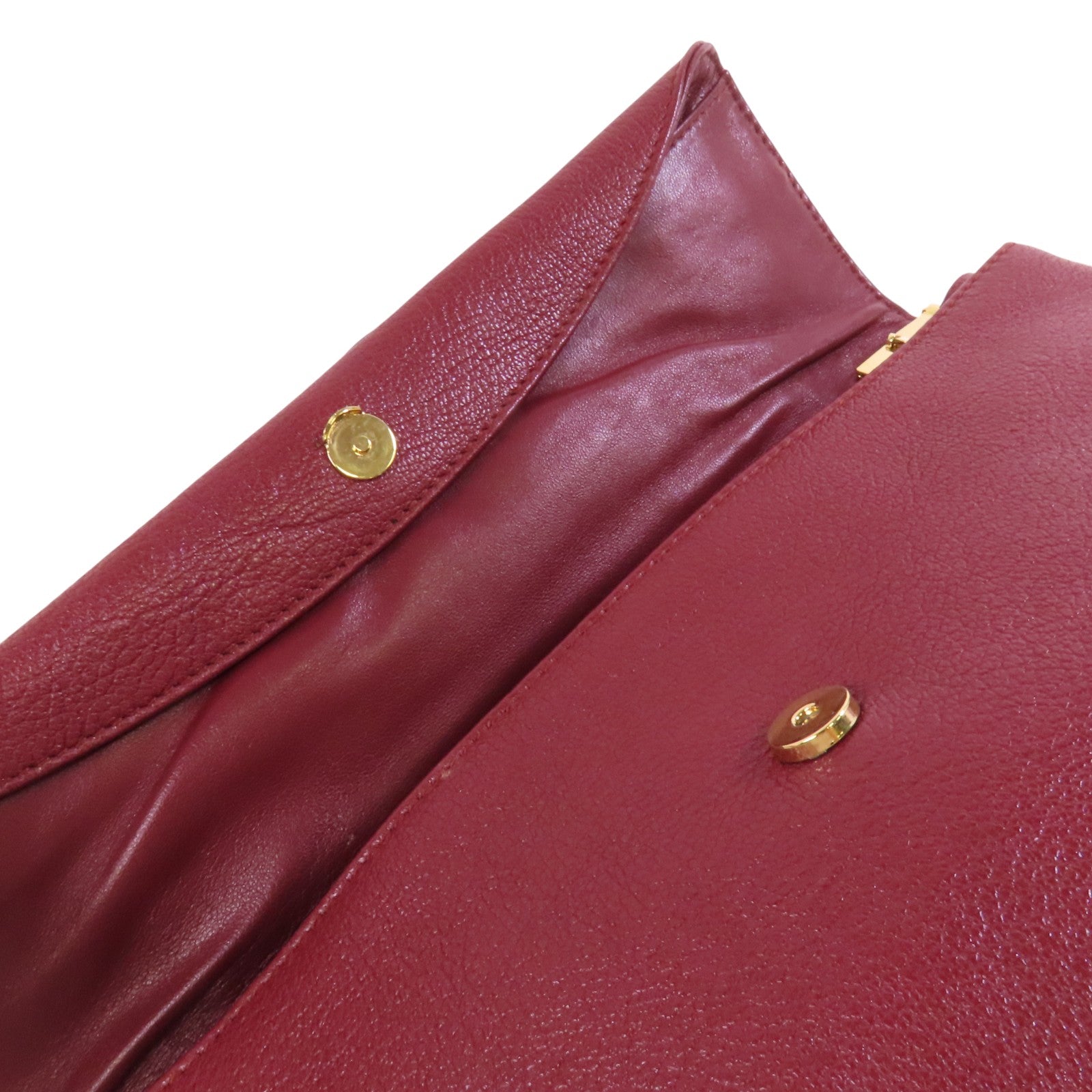 BALENCIAGA 羊皮皮革Edge Envelope金扣肩背/手拿兩用袋