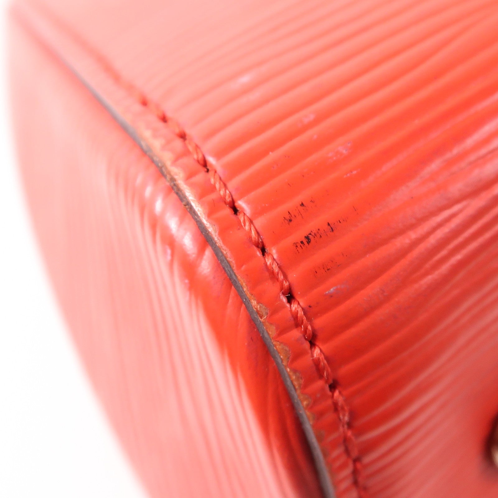 LOUIS VUITTON Epi Soufflot MM銀扣手挽肩背兩用袋