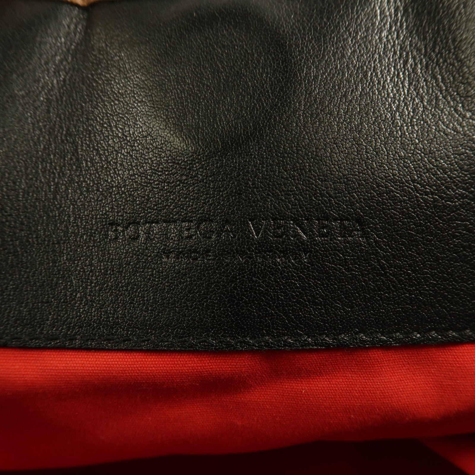 BOTTEGA VENETA 帆布Tote Bag銀扣手挽袋黑色/米色