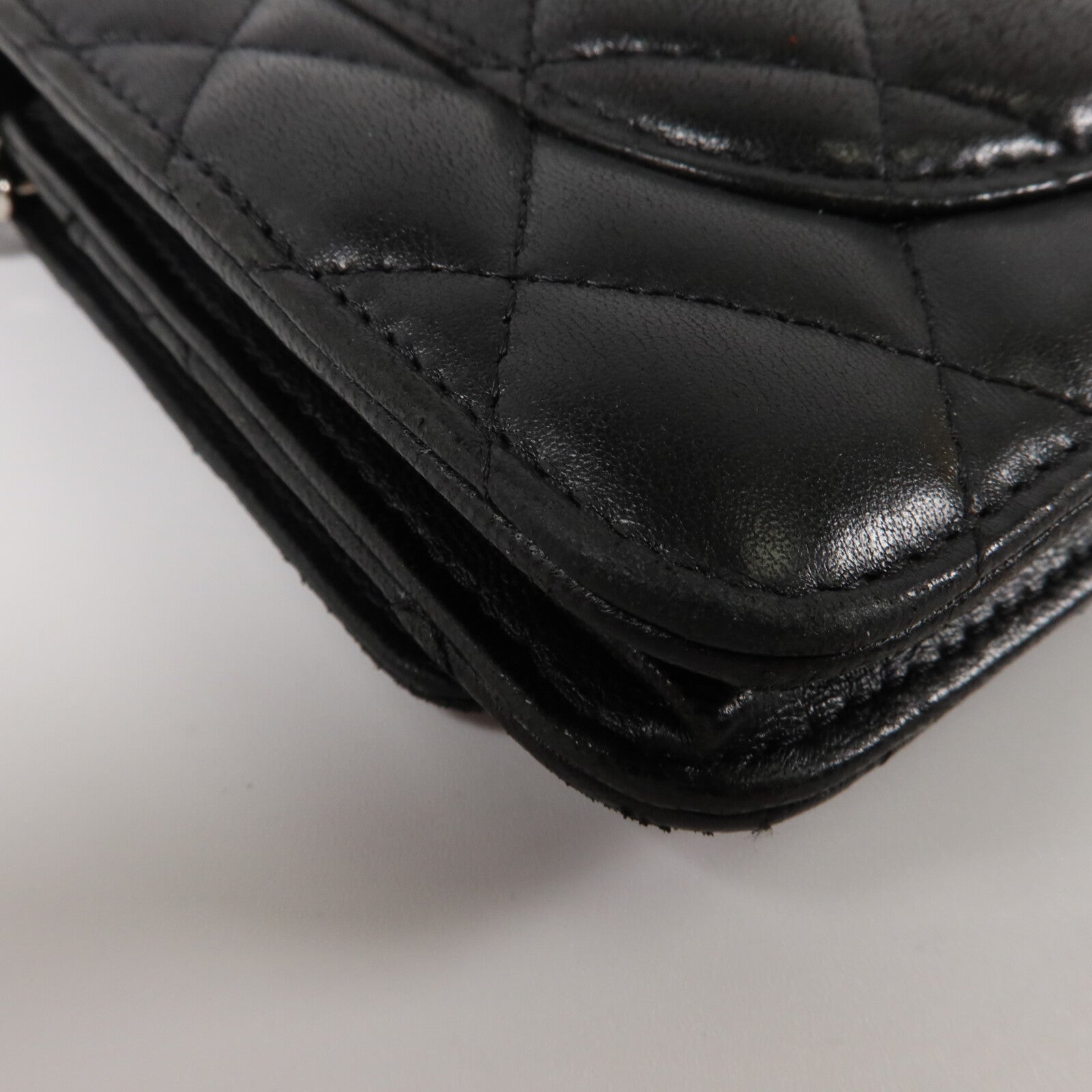CHANEL 羊皮皮革WOC Wallet On Chain鏈帶肩背袋