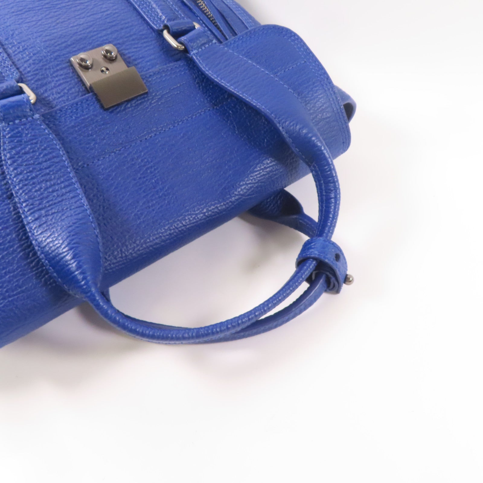 3.1 Phillip Lim 牛皮皮革2 Way Shoulder Bag手挽袋藍色