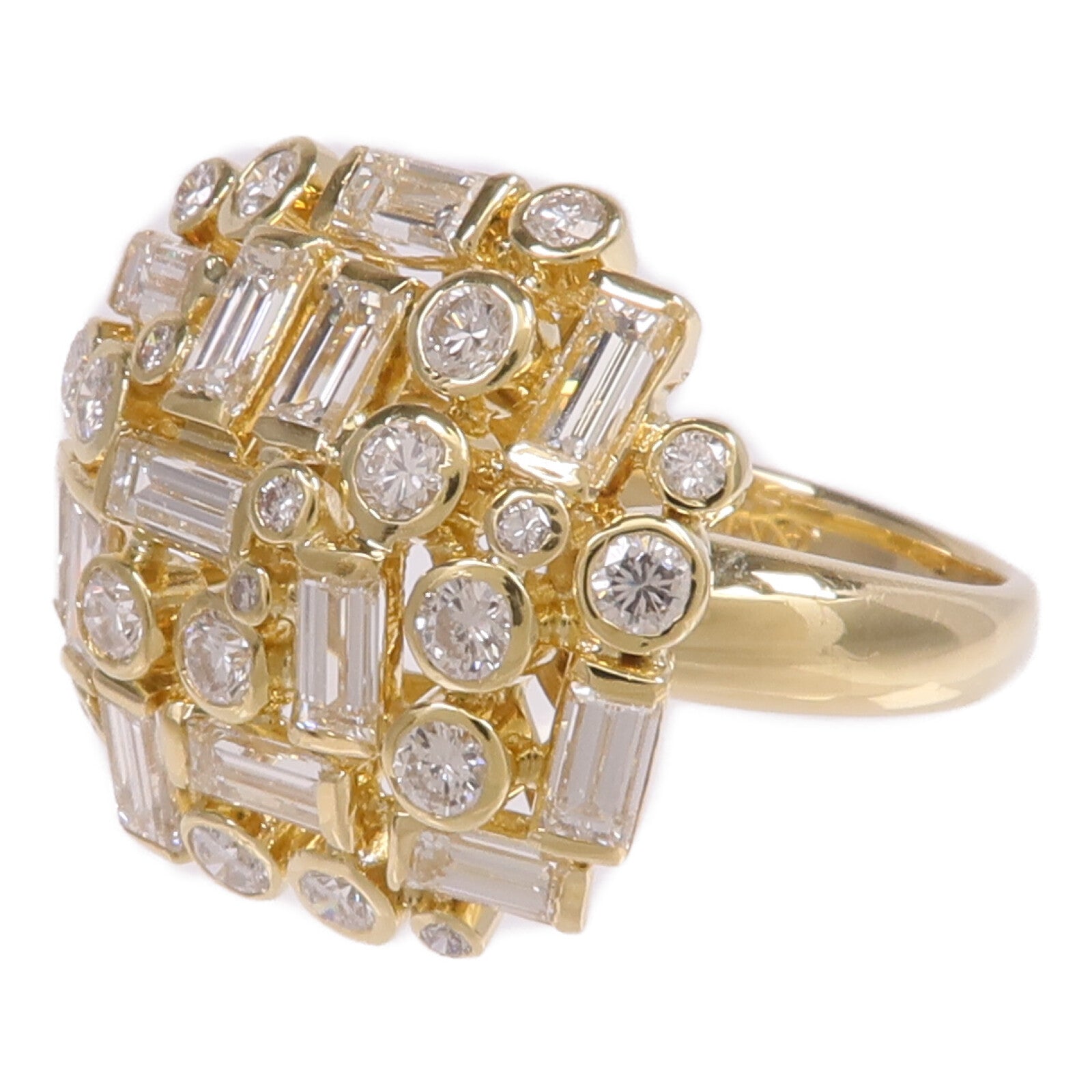 JEWELRY 【激減優惠】18K黃金Diamond Ring鑽石戒指US#9.5