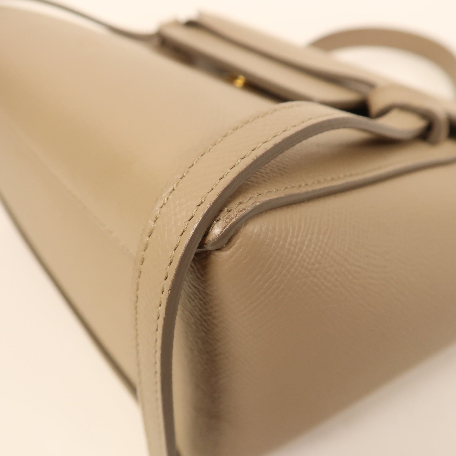 CELINE 牛皮皮革Nano Belt Bag金扣手挽肩背兩用袋