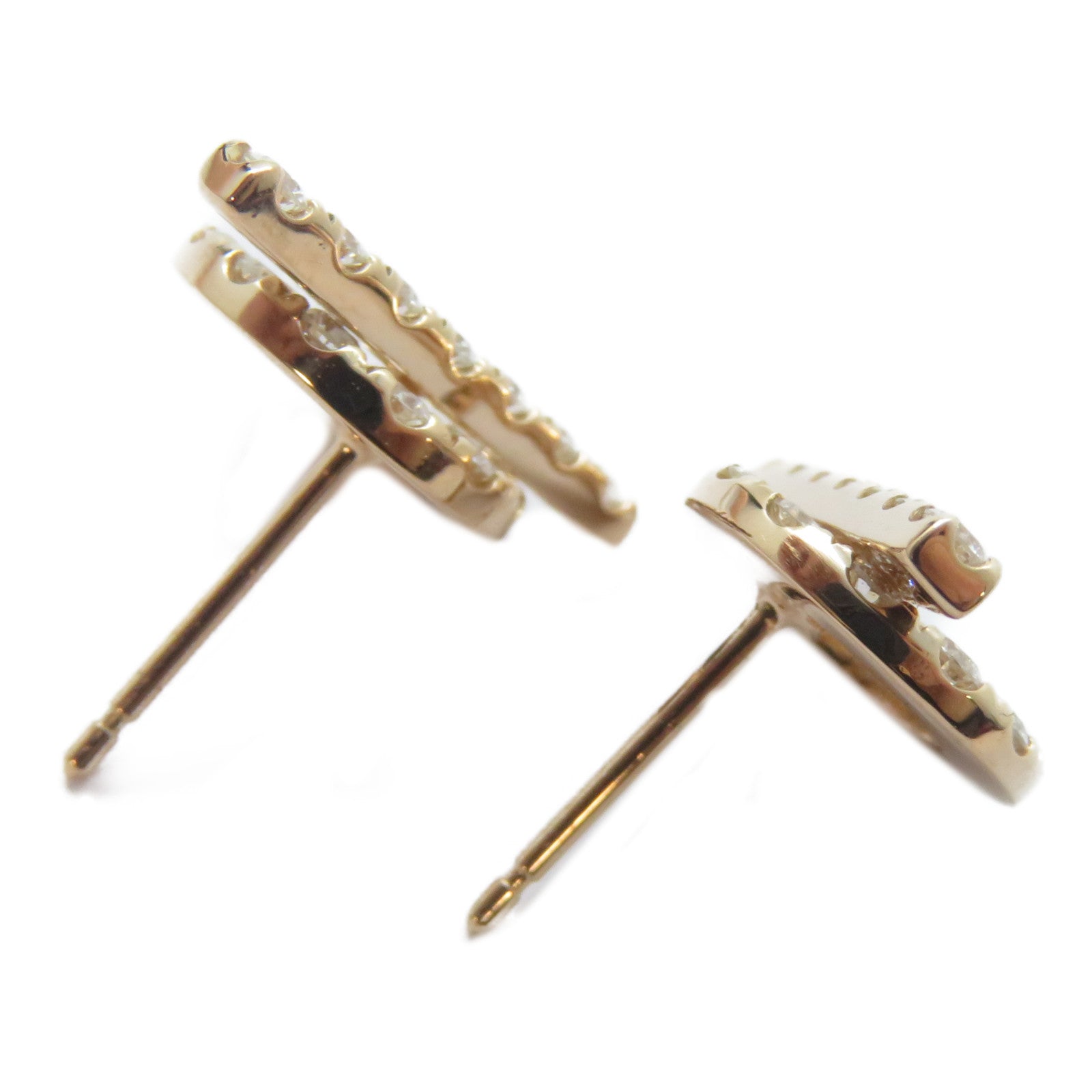 JEWELRY 18K玫瑰金Diamond Earrings鑽石耳環
