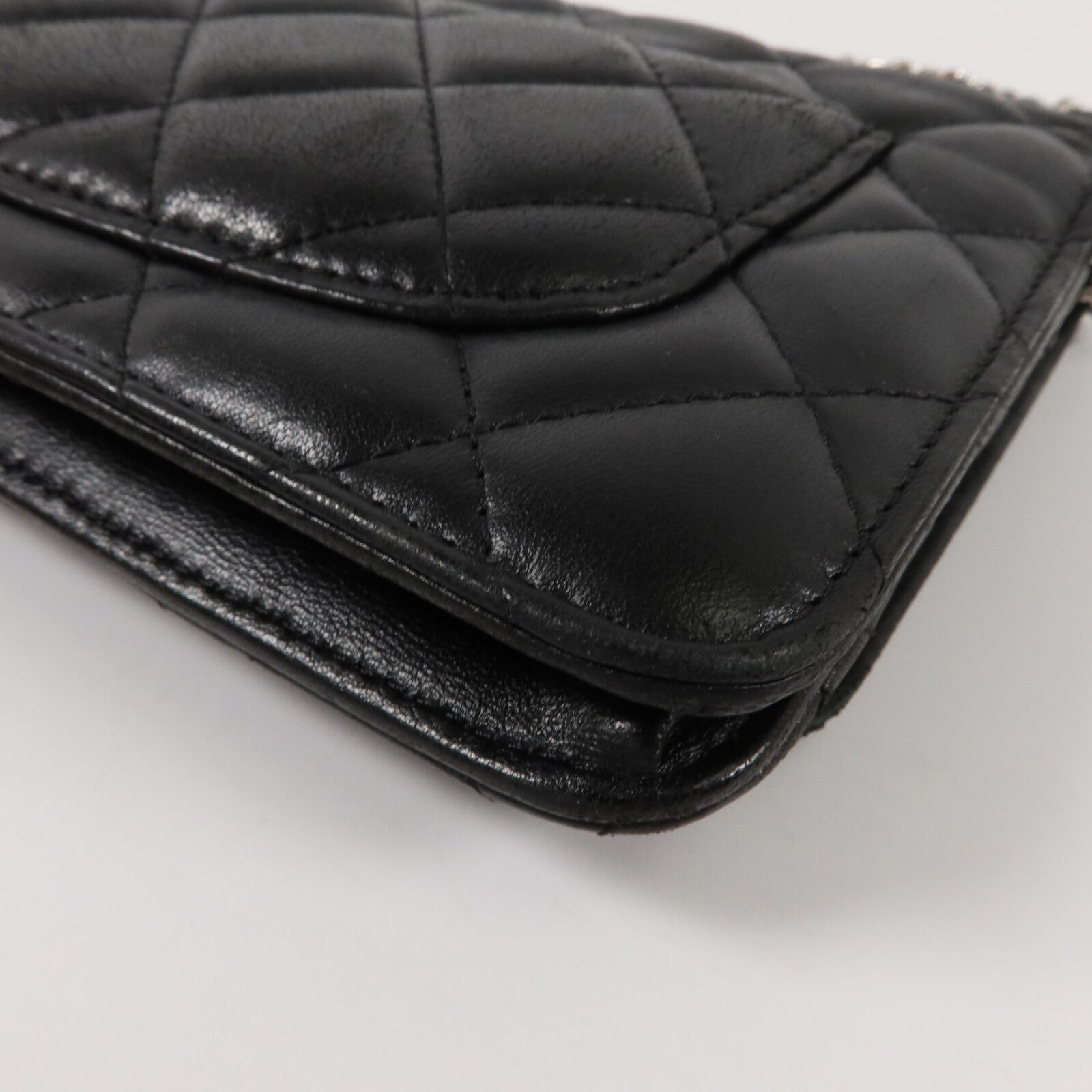 CHANEL 羊皮皮革WOC Wallet On Chain鏈帶肩背袋