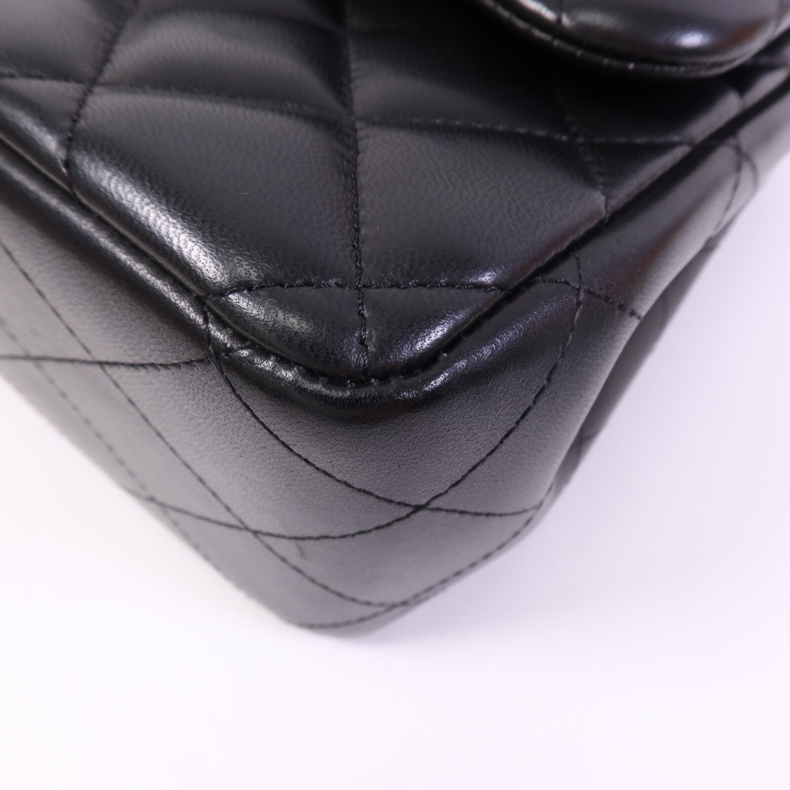CHANEL 羊皮皮革Large Classic金扣鏈帶肩背袋