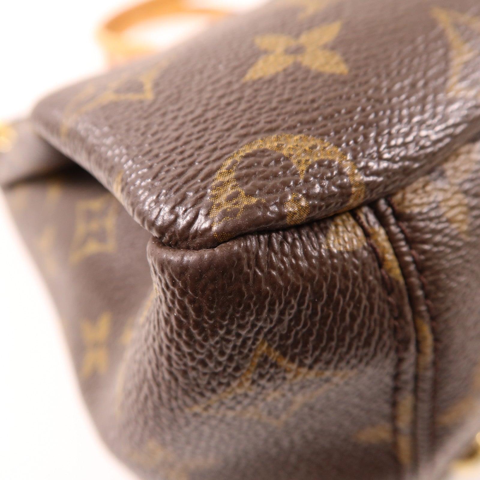 LOUIS VUITTON Monogram Pallas金扣手挽肩背兩用袋棕色