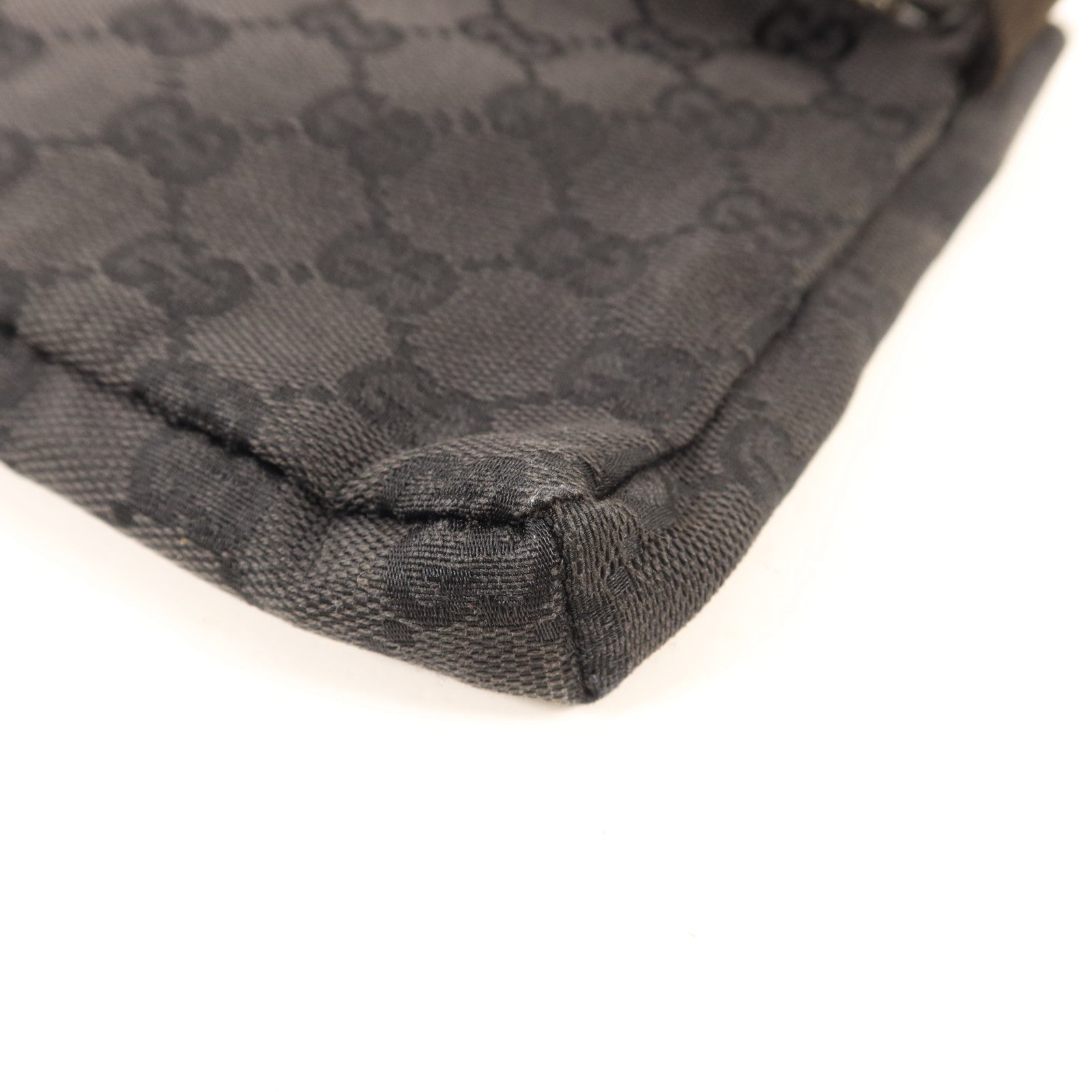 GUCCI 帆布Waist Bag銀扣腰包