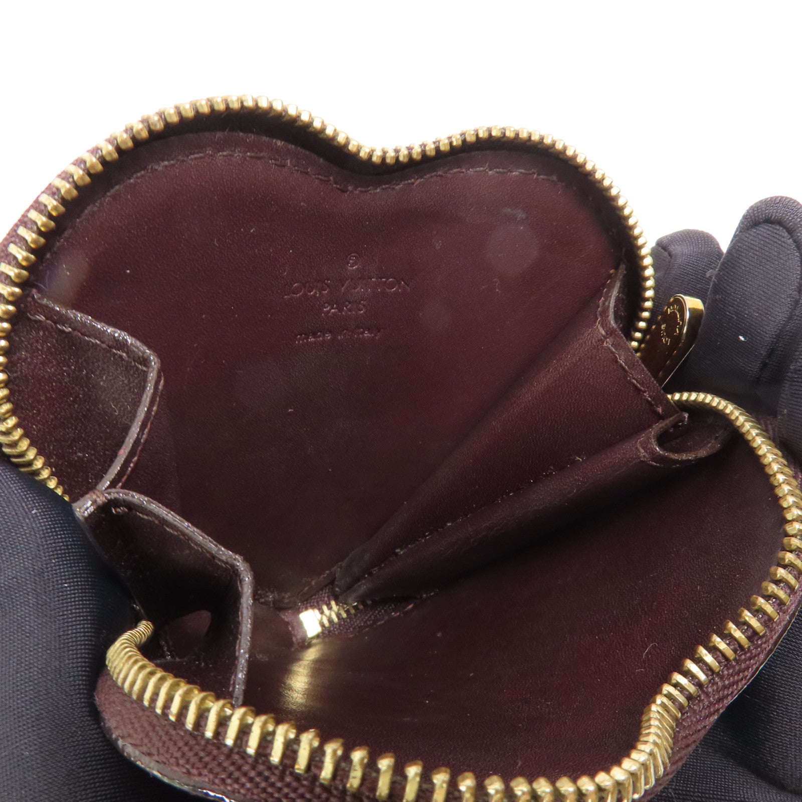 LOUIS VUITTON Vernis Coin Case金扣零錢包