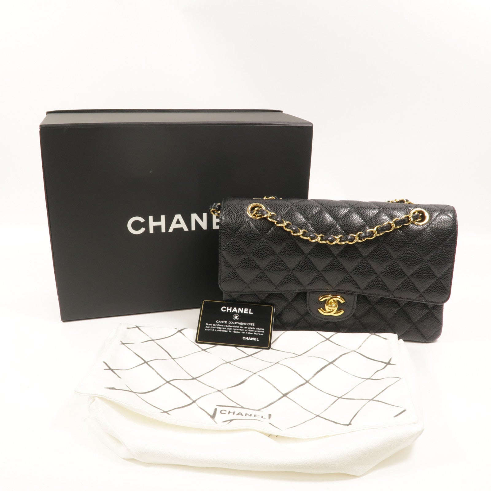 CHANEL 牛皮皮革Classic 25鏈帶肩背袋