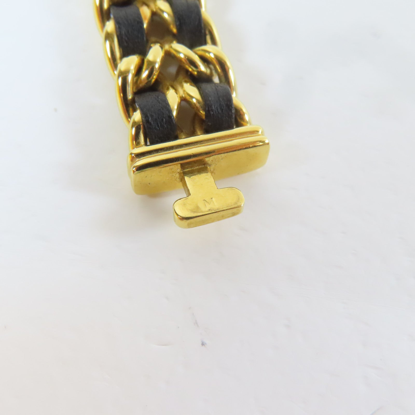 CHANEL Premiere M鍍金手錶石英機芯黑色