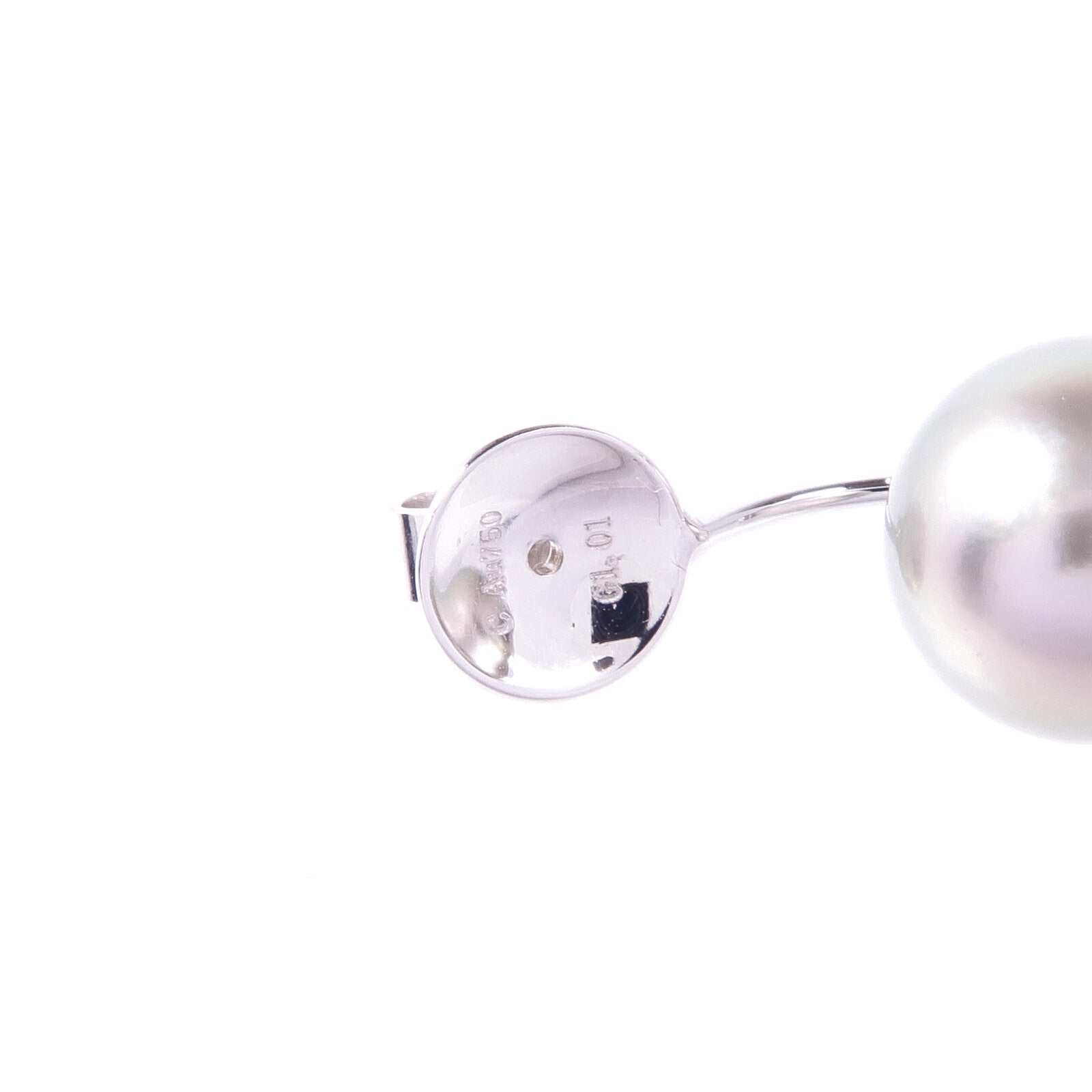 JEWELRY 18K白金Pearl Garnet Earrings珍珠/石榴石耳環