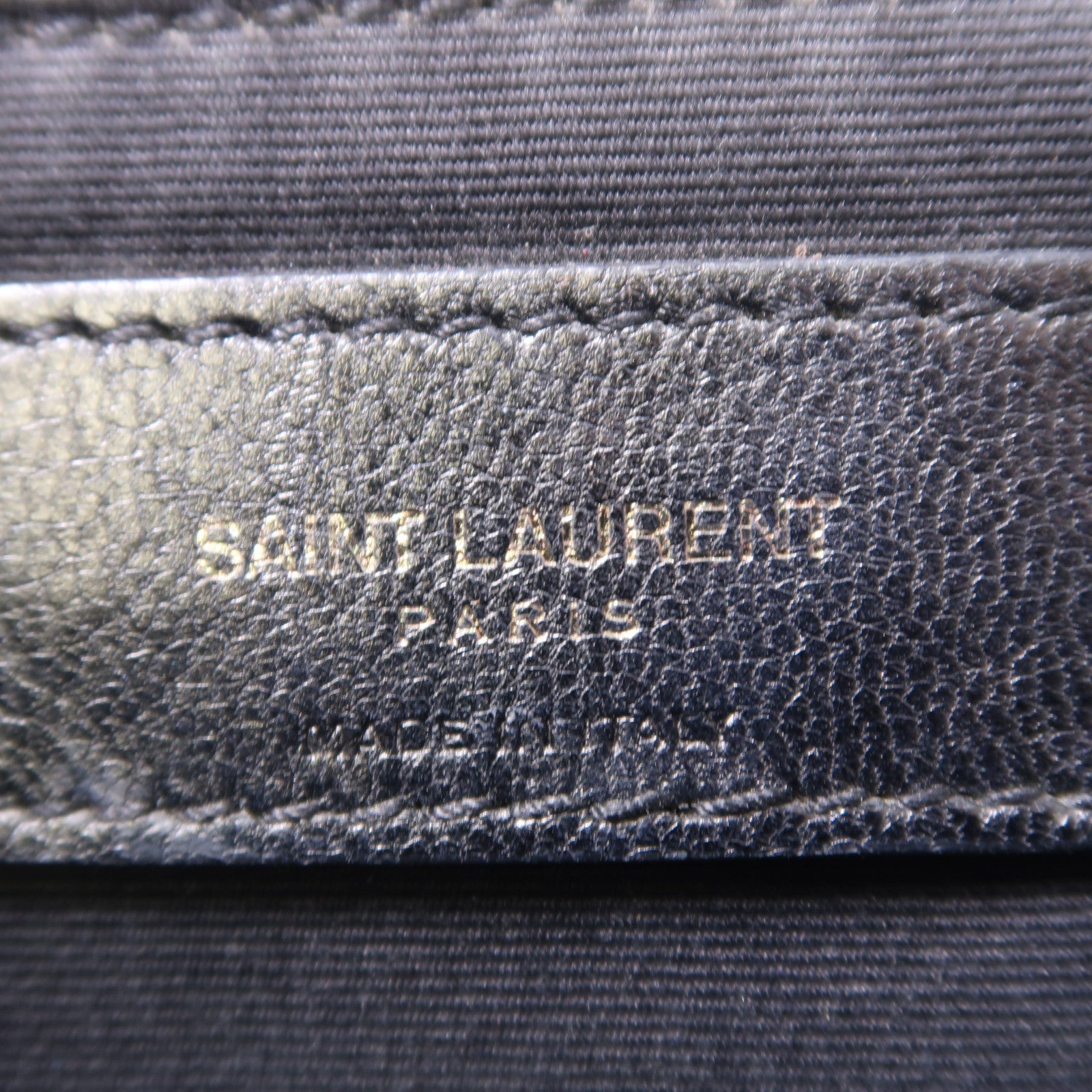 SAINT LAURENT 牛皮皮革Niki鏈帶肩背袋深藍色