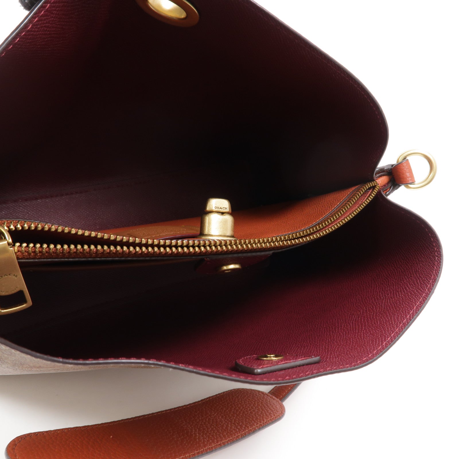 COACH 塗層帆布Shoulder Bag肩背袋
