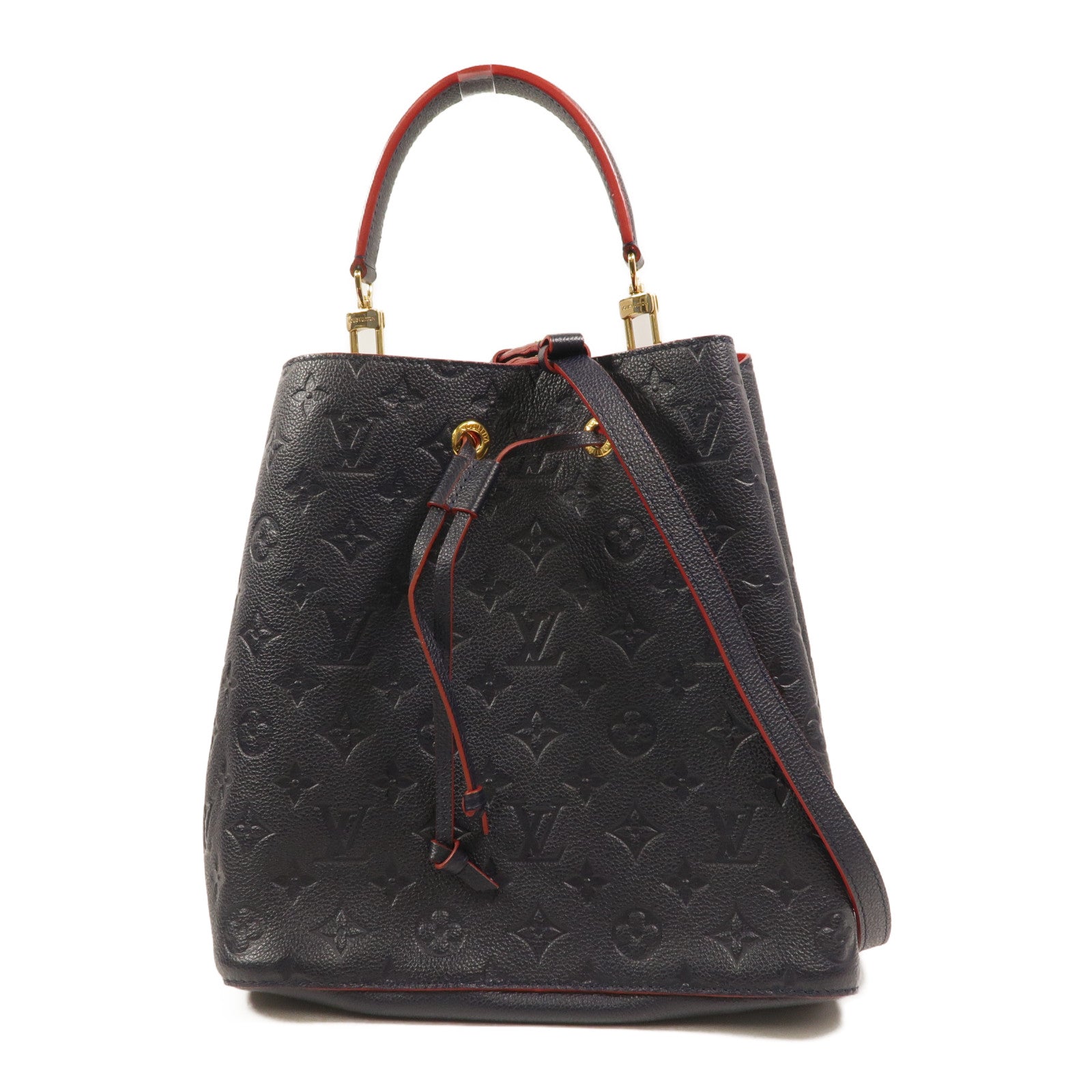 LOUIS VUITTON Monogram Empreinte Neo Noe MM手挽肩背兩用袋