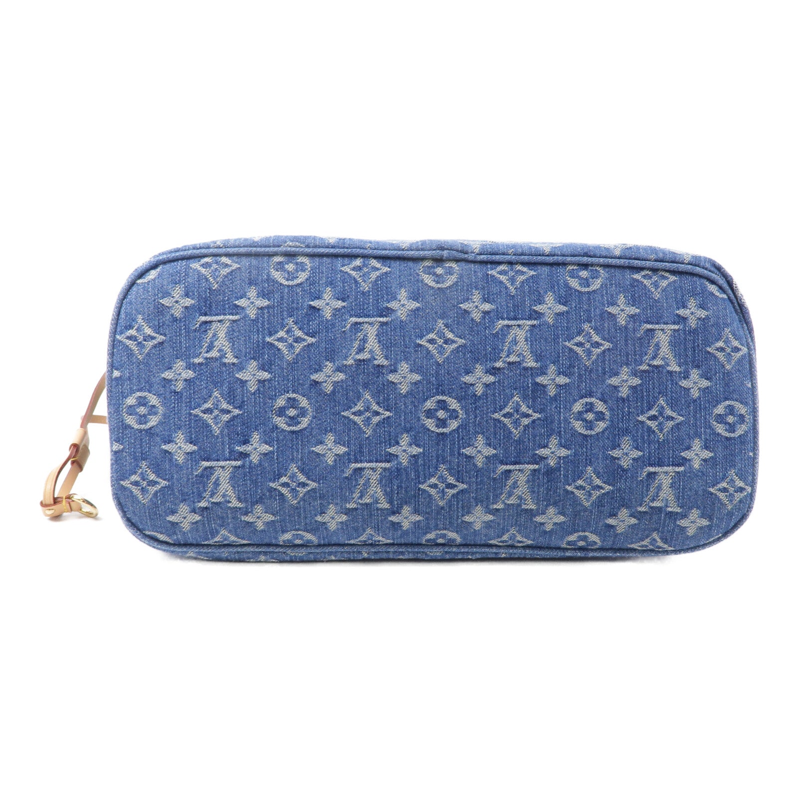 LOUIS VUITTON 牛仔布Neverfull MM手挽袋
