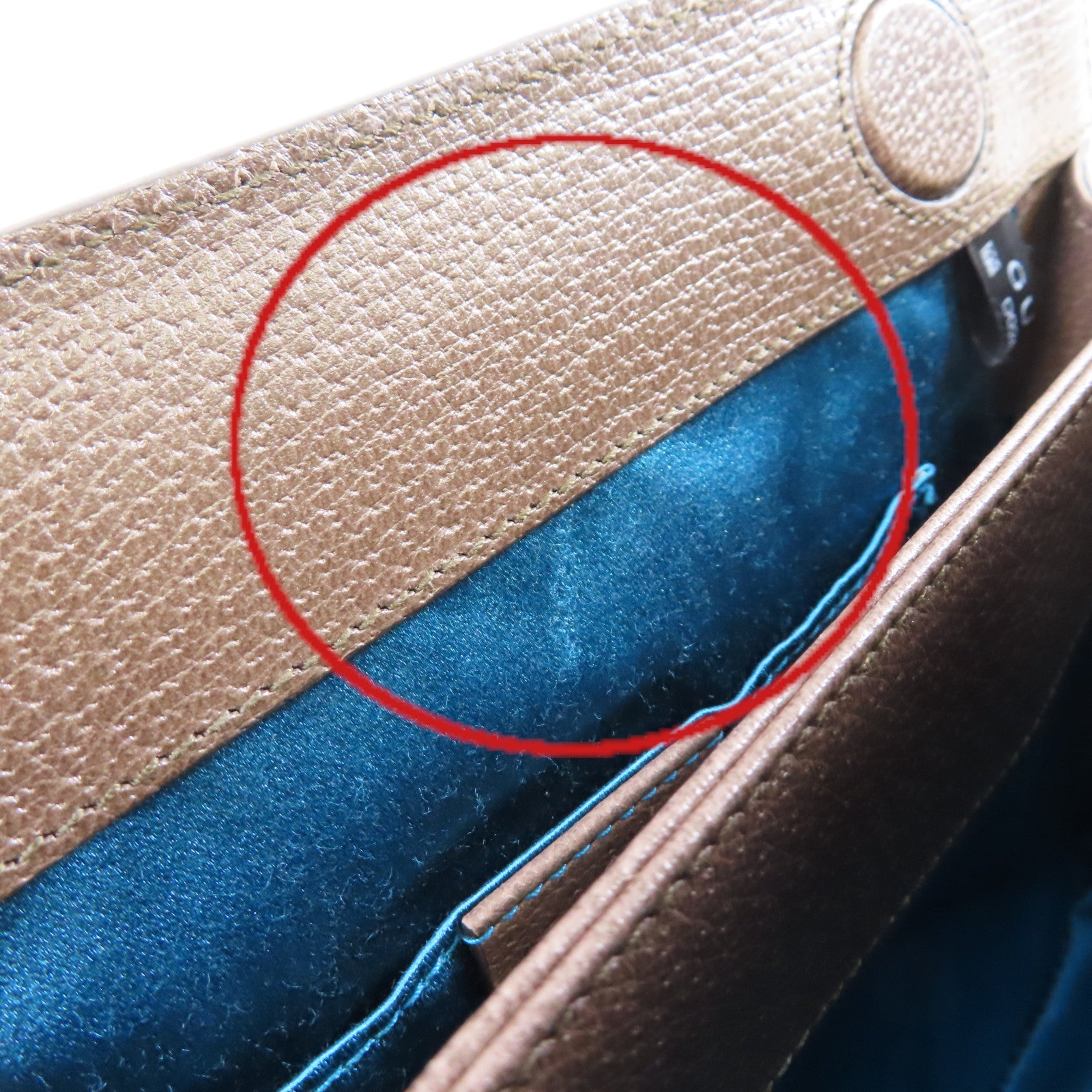 GUCCI 塗層帆布Ophidia GG Small Shoulder Bag金扣鏈帶肩背袋啡色