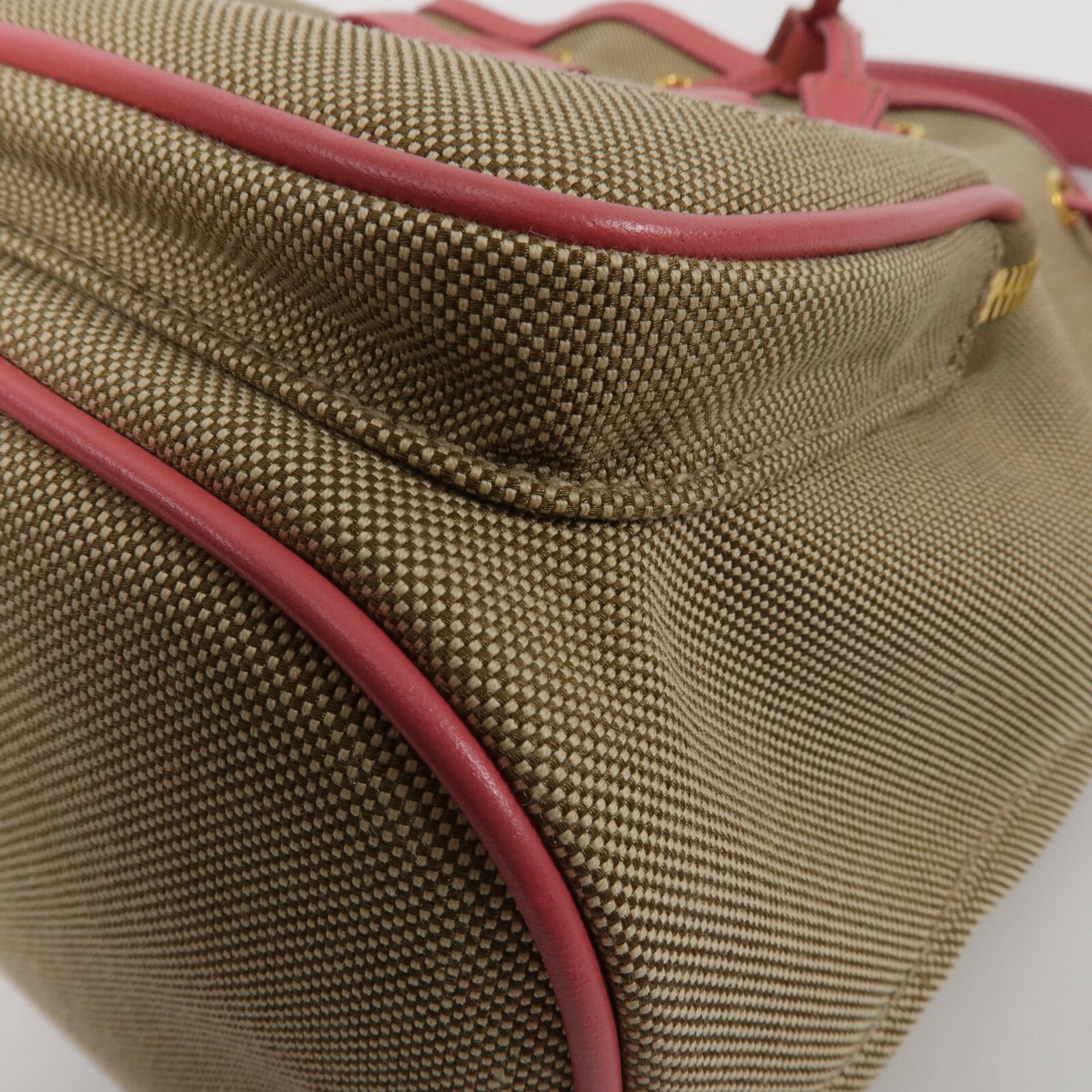 PRADA 帆布Mini Bucket手挽肩背兩用袋