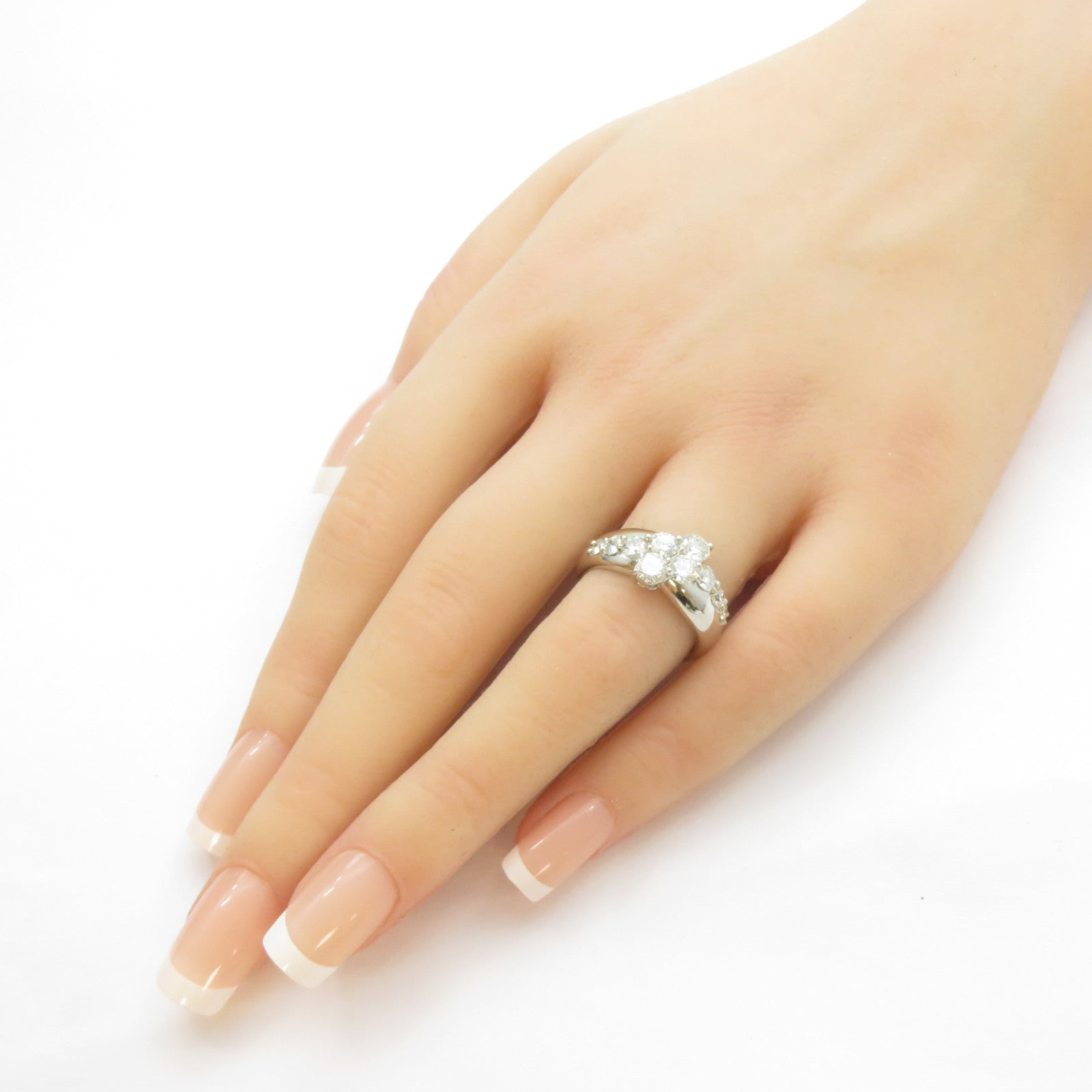 JEWELRY PT900鉑金/1.54ct鑽石Diamond Ring戒指US#6.75