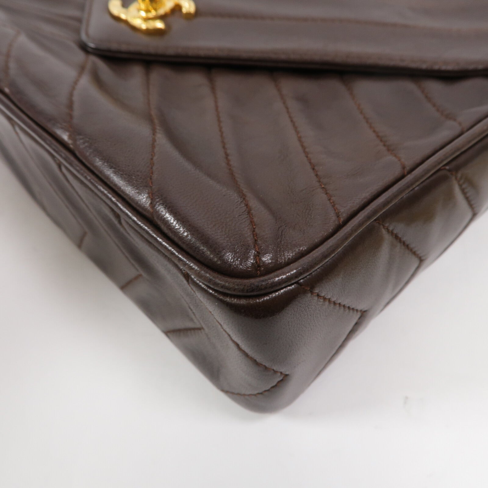 CHANEL 羊皮皮革Vintage Chain Shoulder肩背袋