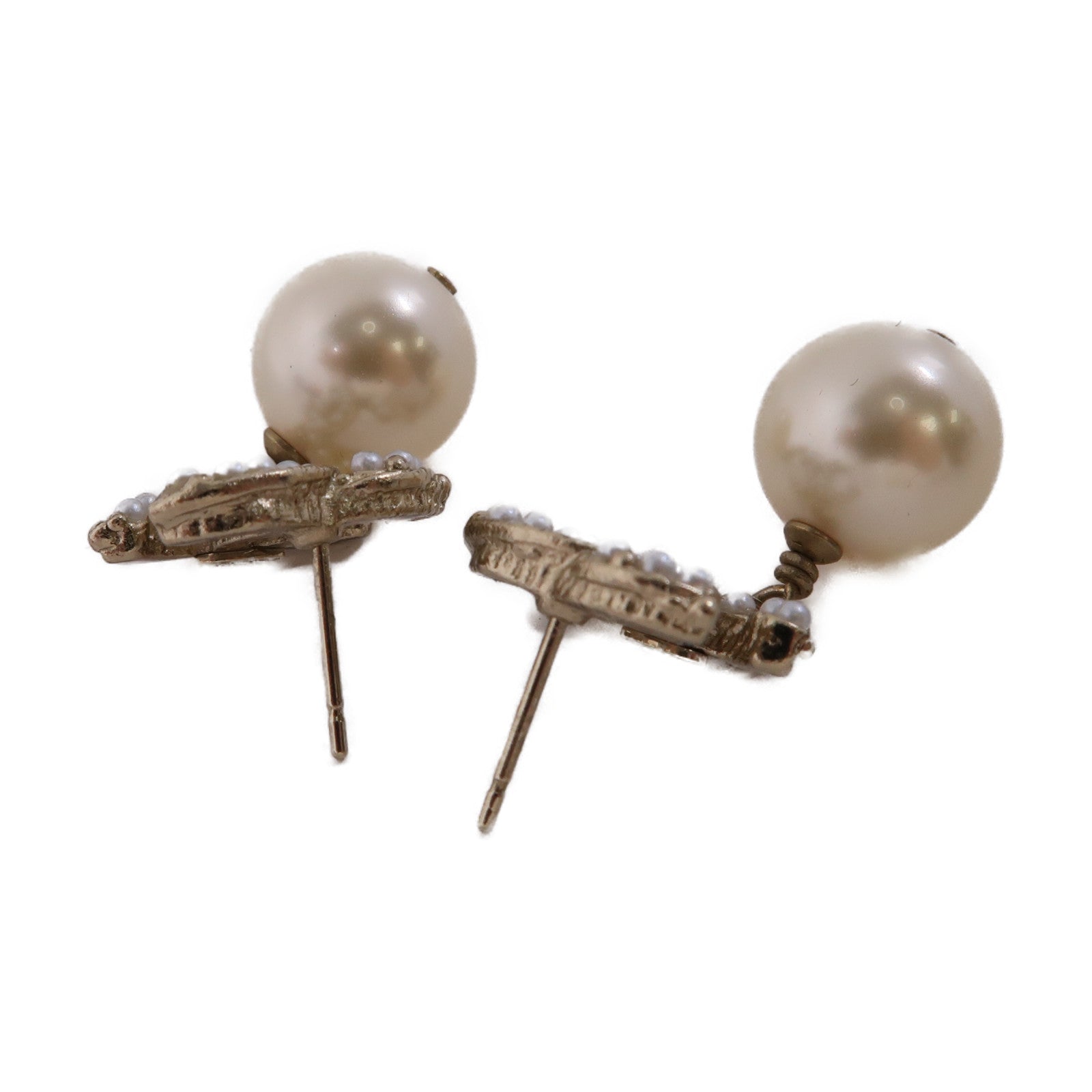 CHANEL PVC/金屬Earrings耳環金色