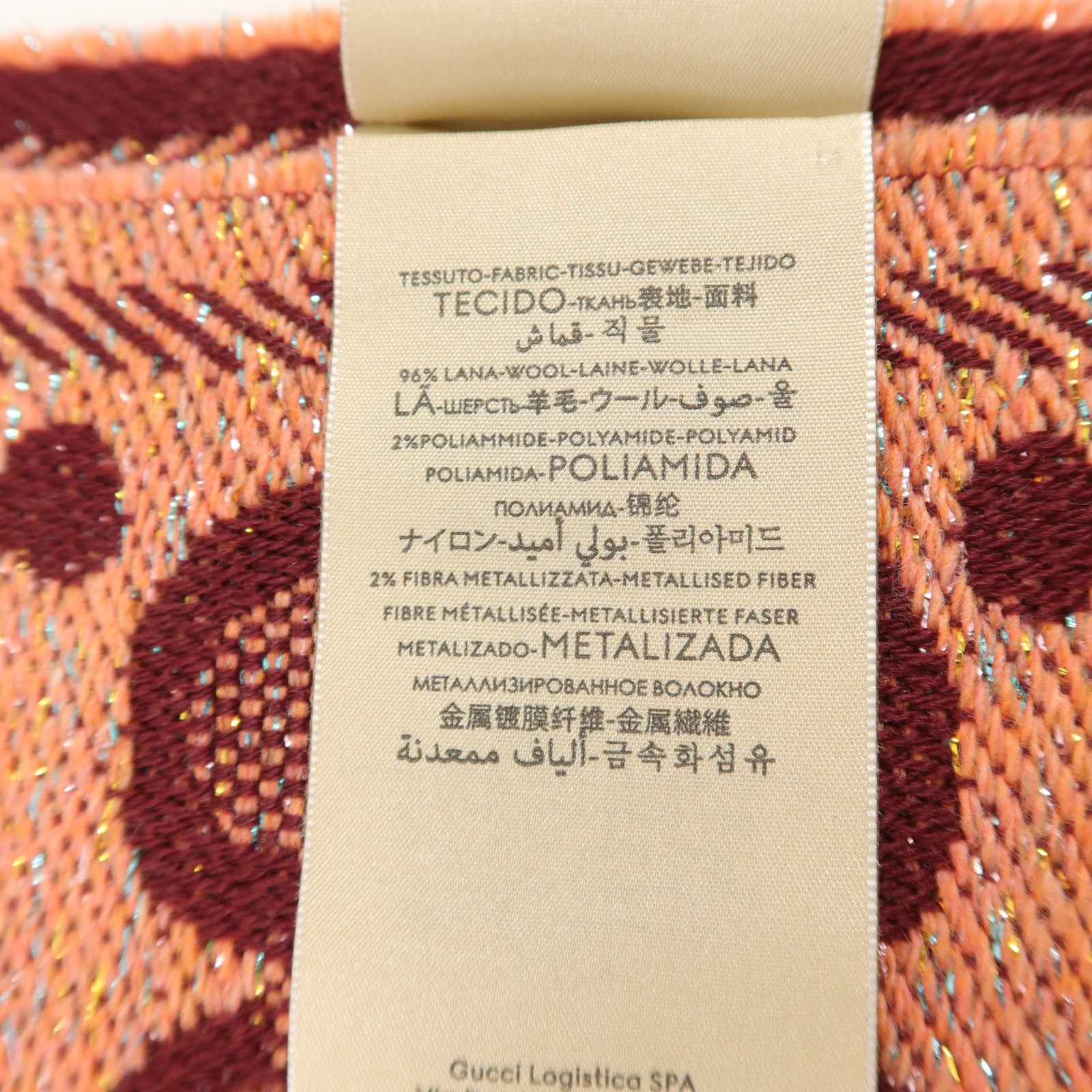GUCCI 【激減優惠】羊毛/金属化繊維Scarf頸巾