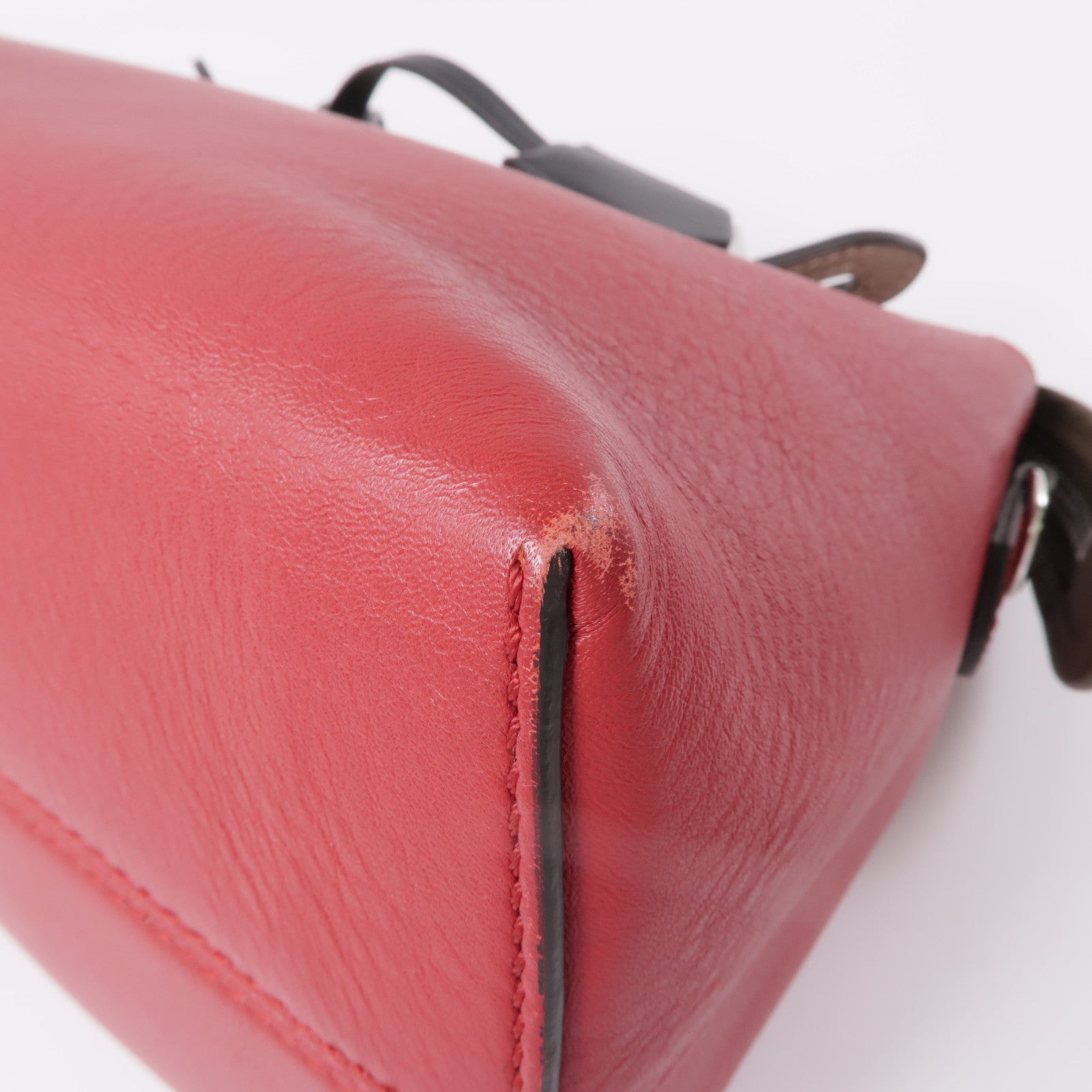 FENDI SHW By The Way 2 Way Shoulder Bag Handbag 8BL124-5QJ Calfskin Leather