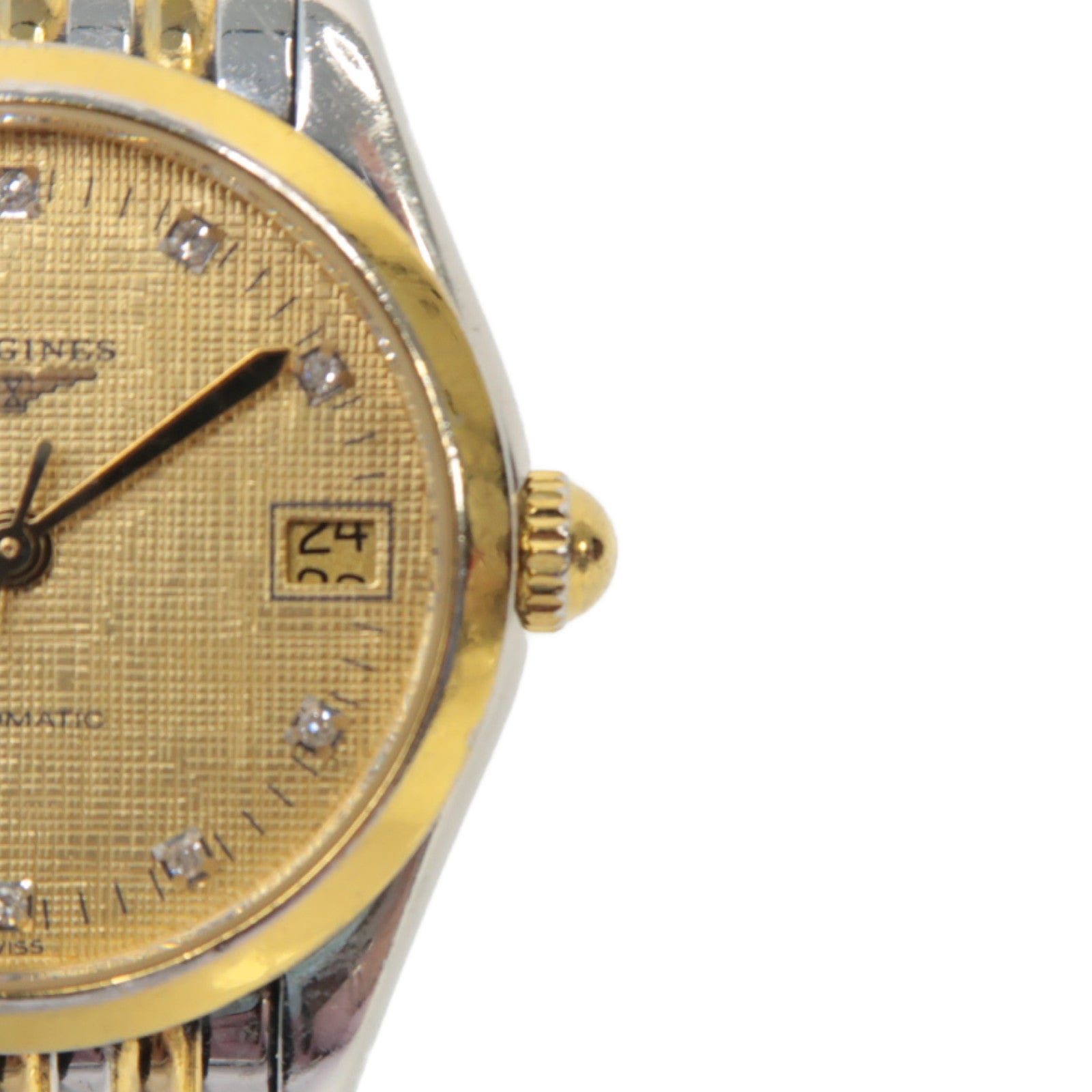 LONGINES 【激減優惠】Flagship18K黃金/不鏽鋼手錶自動機芯金色