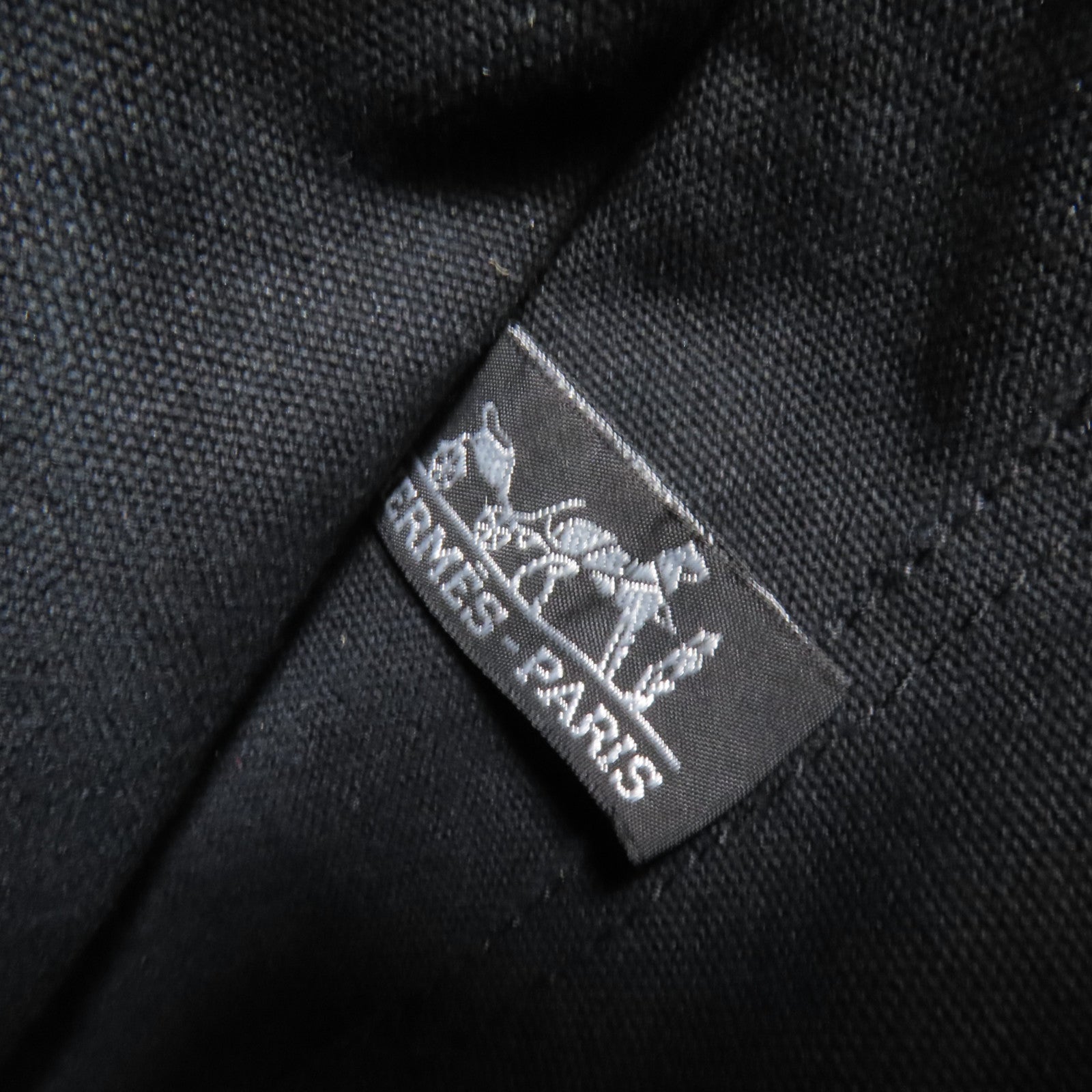 HERMES 帆布Fourre Tout Tote PM銀扣手挽袋