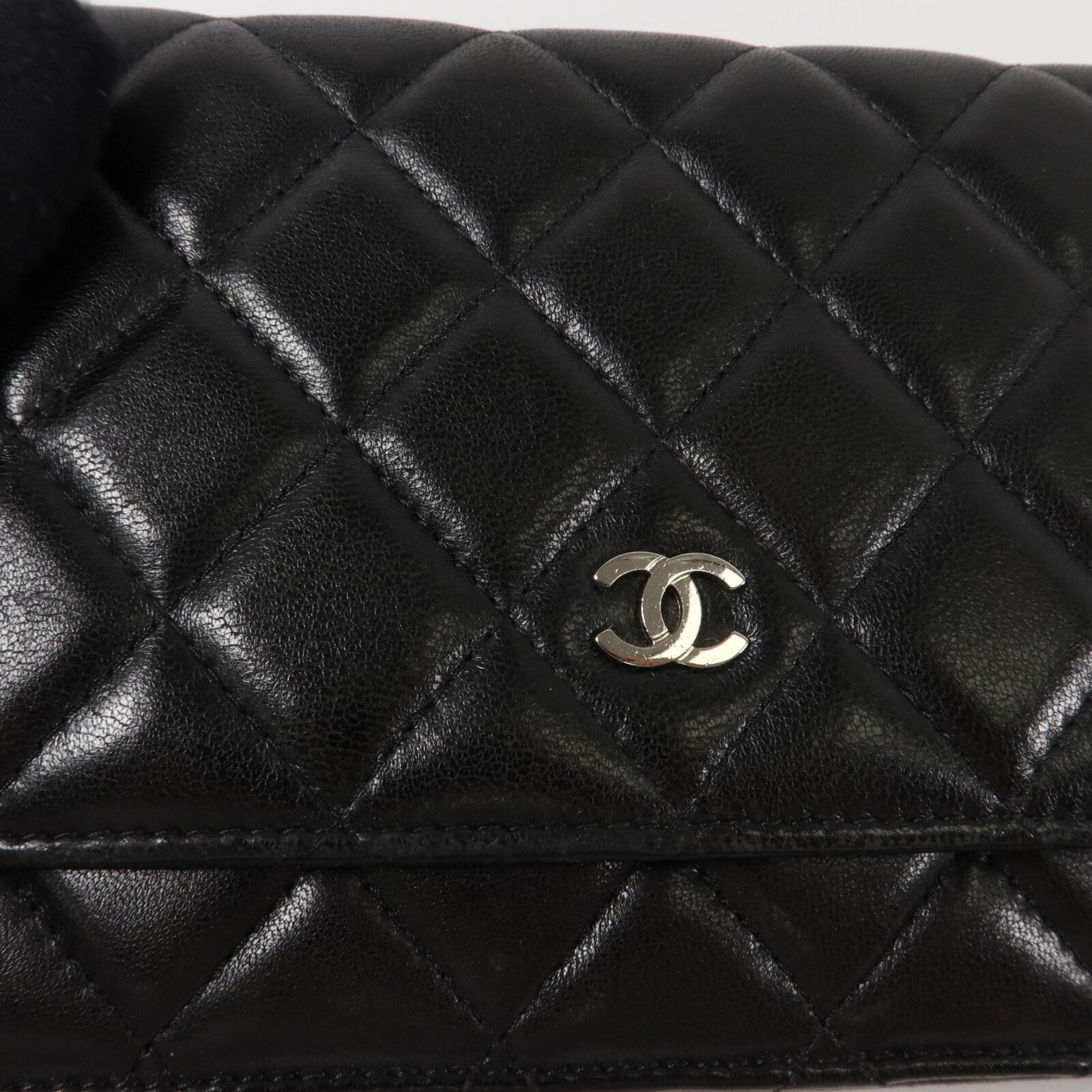 CHANEL 羊皮皮革WOC Wallet On Chain鏈帶肩背袋