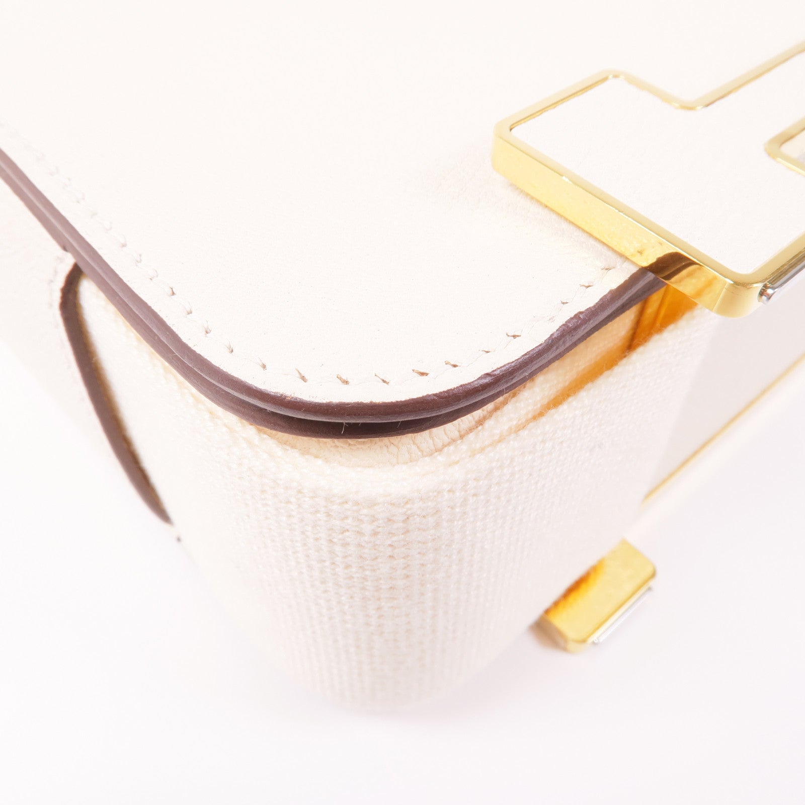 HERMES Chevre皮革Geta金扣肩背袋Nata