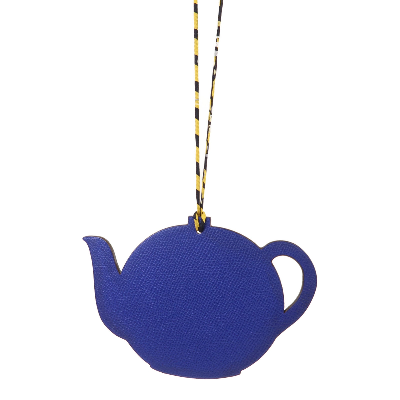 HERMES 【激減優惠】Epsom皮革/Clemence皮革Tea Pot Charm掛飾芥末色