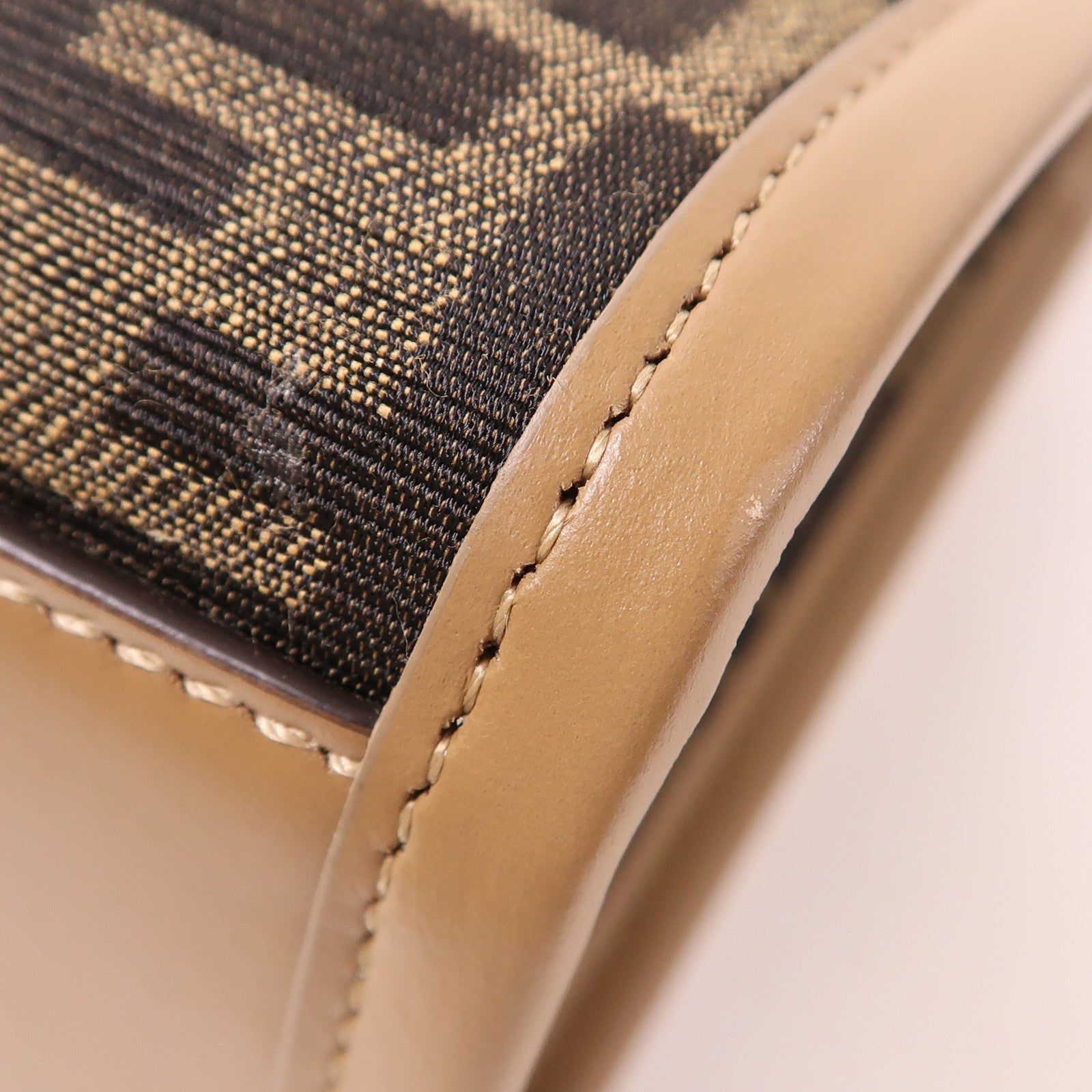 FENDI 帆布Sunshine Small金扣手挽肩背兩用袋