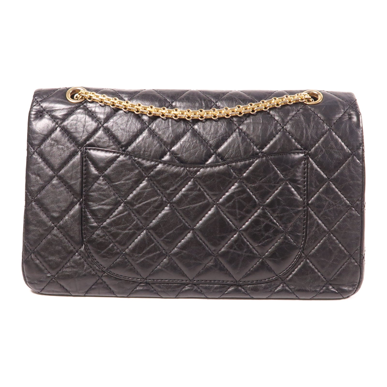 CHANEL 【激減優惠】牛皮皮革2.55鏈帶肩背袋