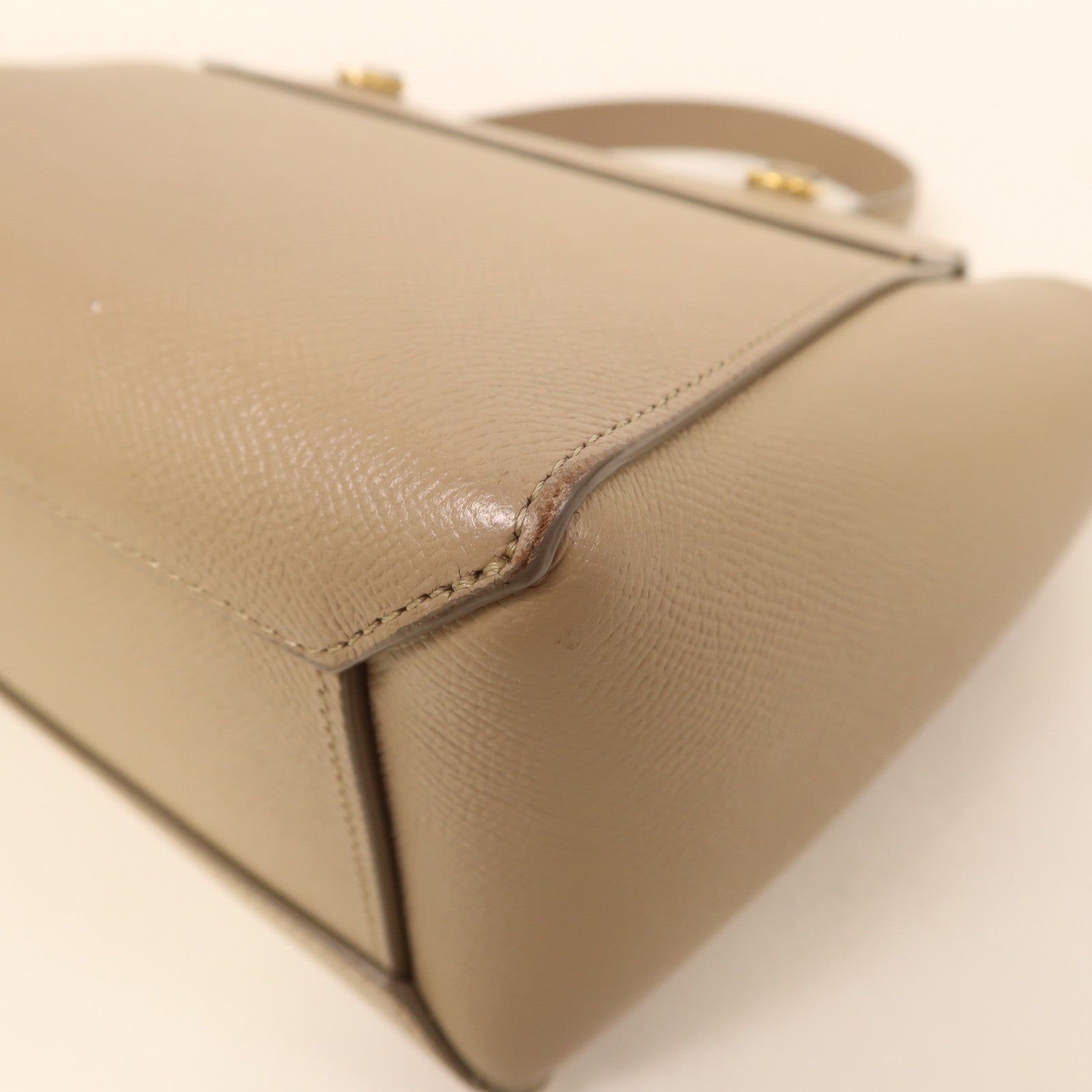 CELINE 牛皮皮革Nano Belt Bag金扣手挽肩背兩用袋