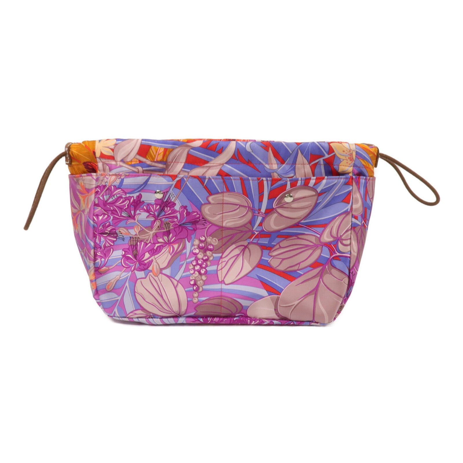 HERMES 絲質Trousse Fourbi手拿包