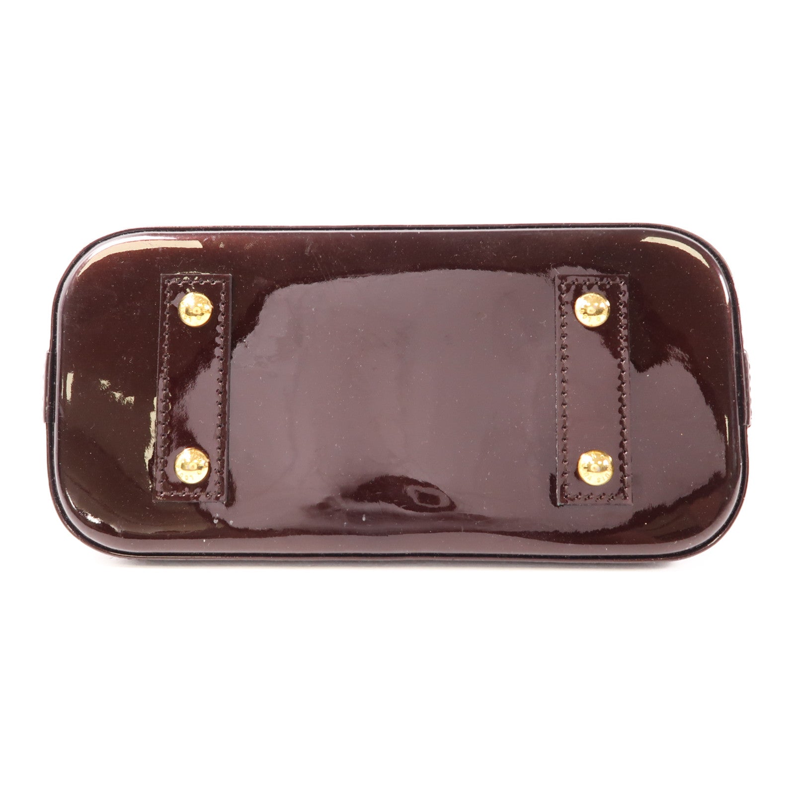 LOUIS VUITTON Vernis Alma BB金扣手挽肩背兩用袋