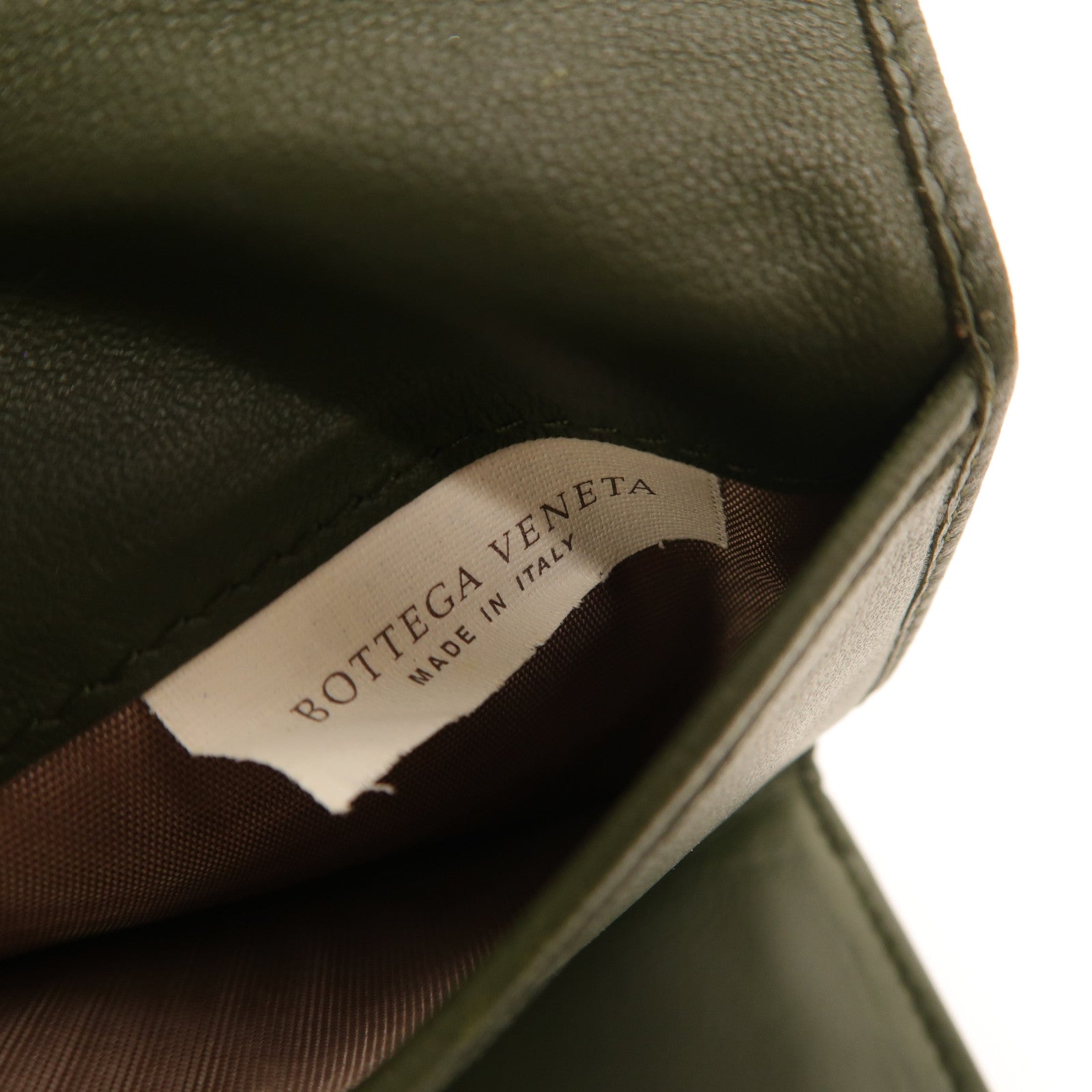 BOTTEGA VENETA 羊皮皮革Tri-Fold Zip Wallet錢包
