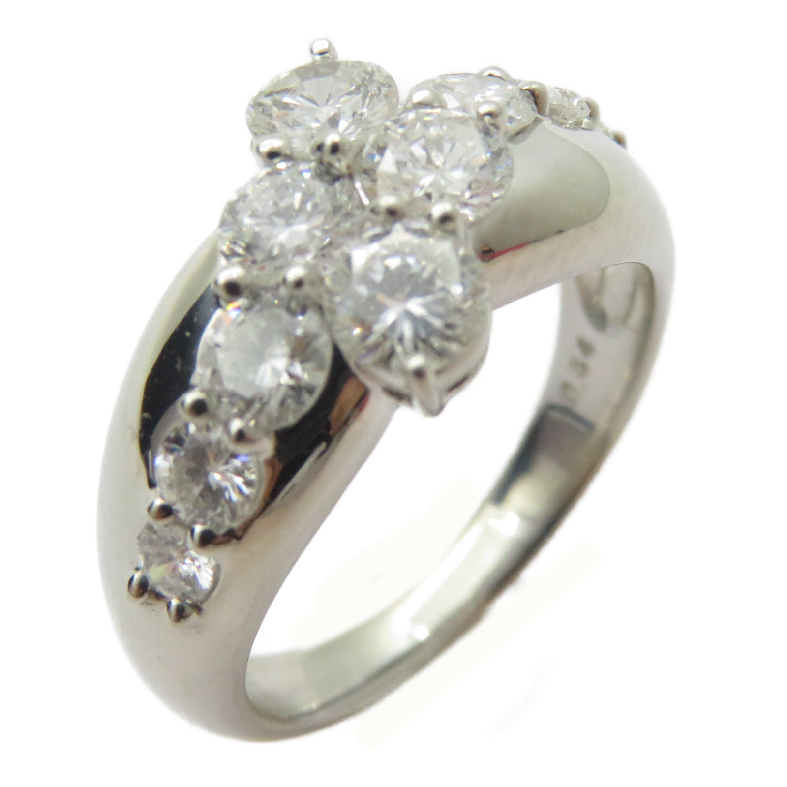 JEWELRY PT900鉑金/1.54ct鑽石Diamond Ring戒指US#6.75