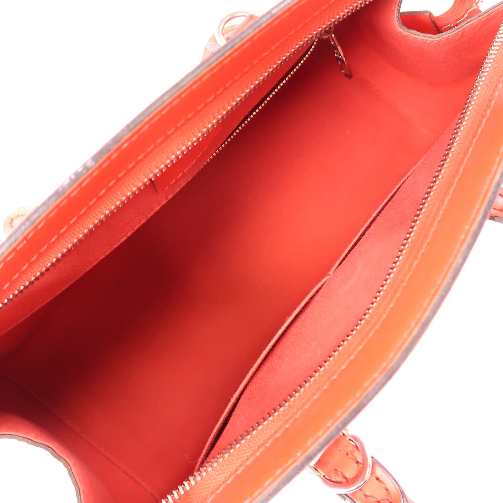 LOUIS VUITTON Epi Soufflot MM銀扣手挽肩背兩用袋