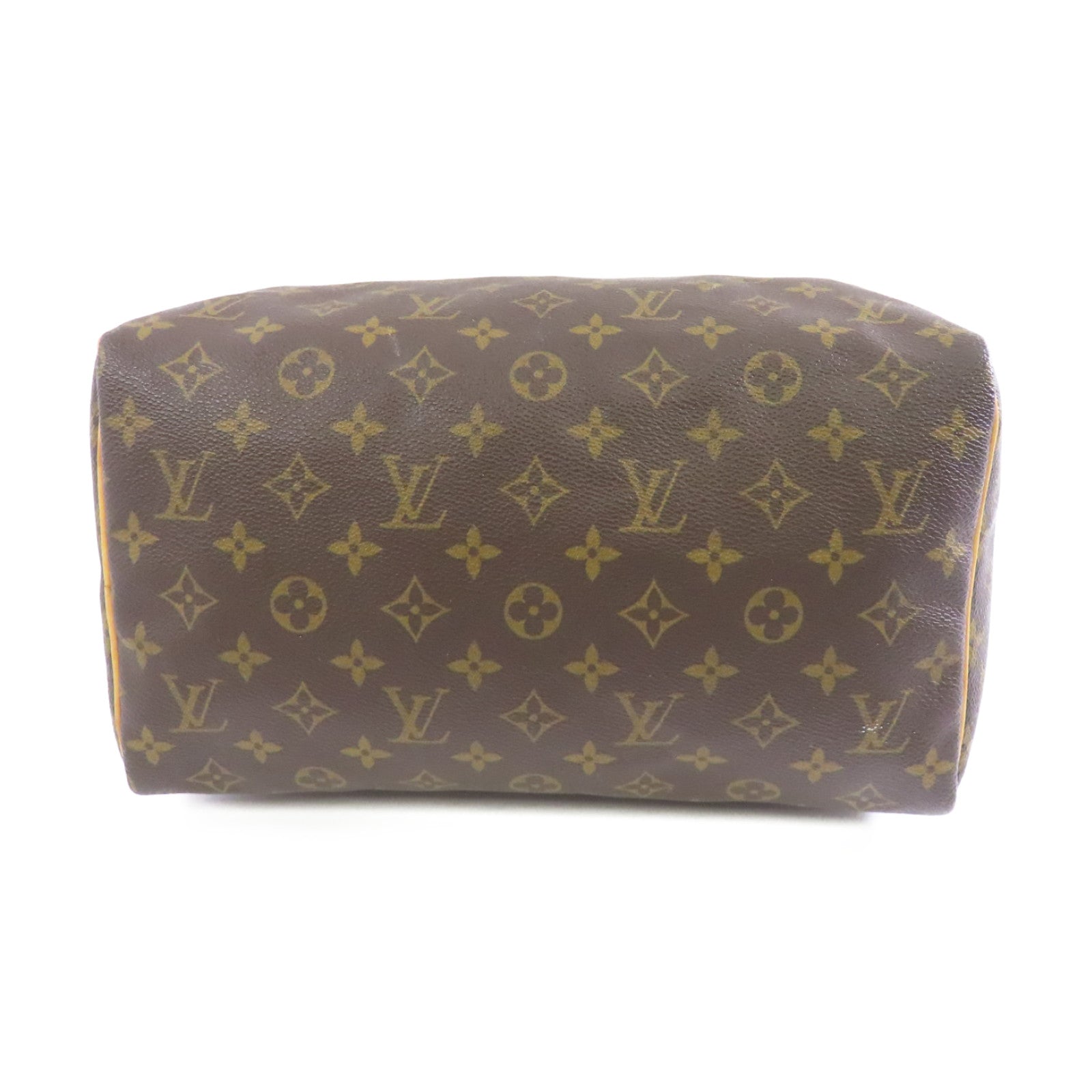 LOUIS VUITTON Monogram Speedy 30金扣手挽袋啡色