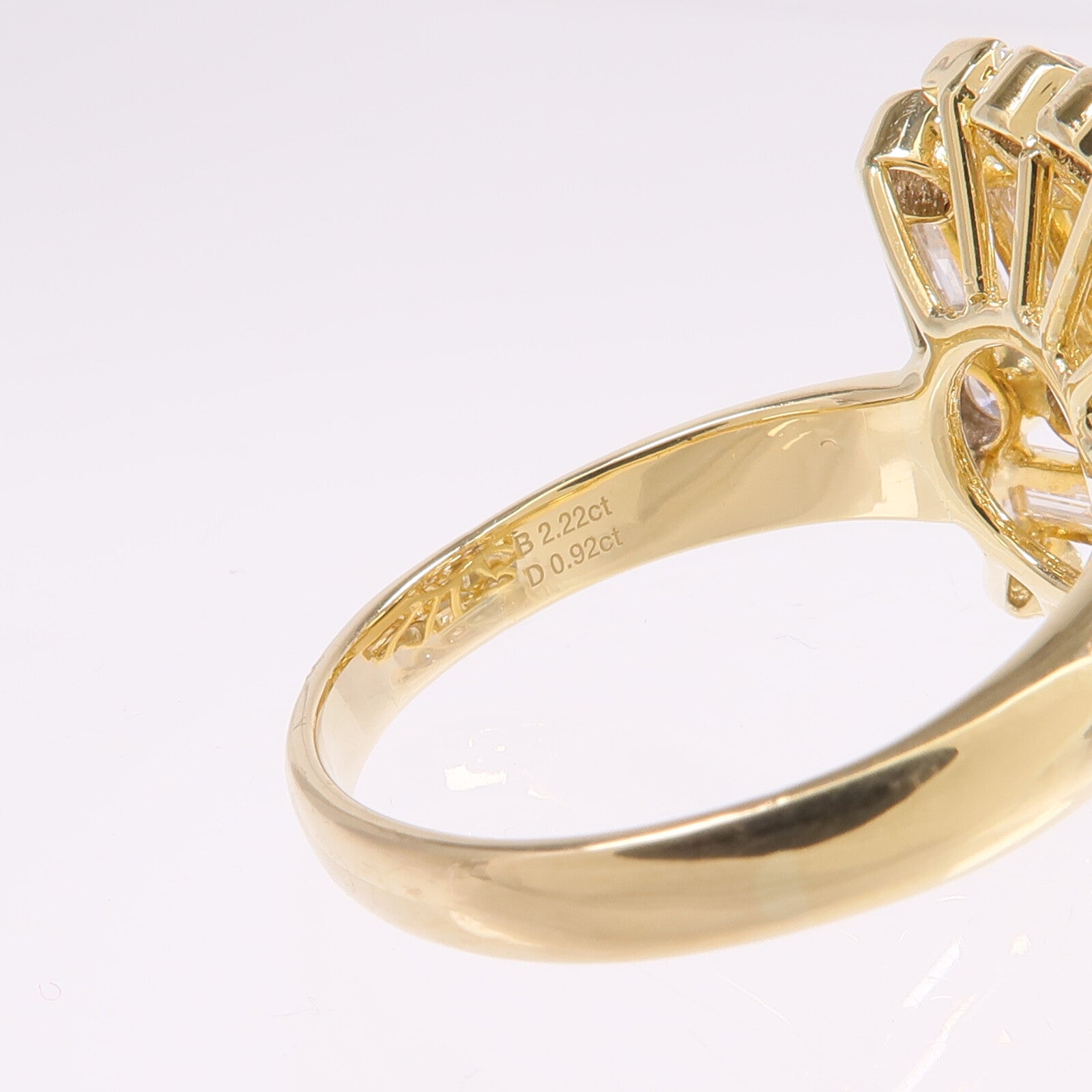 JEWELRY 【激減優惠】18K黃金Diamond Ring鑽石戒指US#9.5