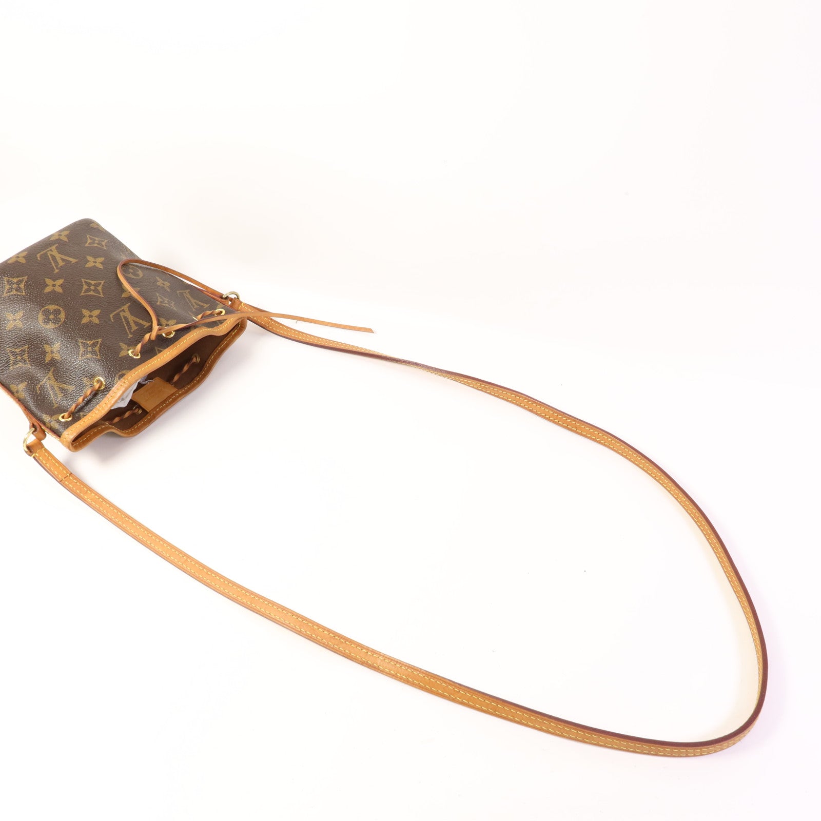 LOUIS VUITTON Monogram Nano Noe金扣肩背袋