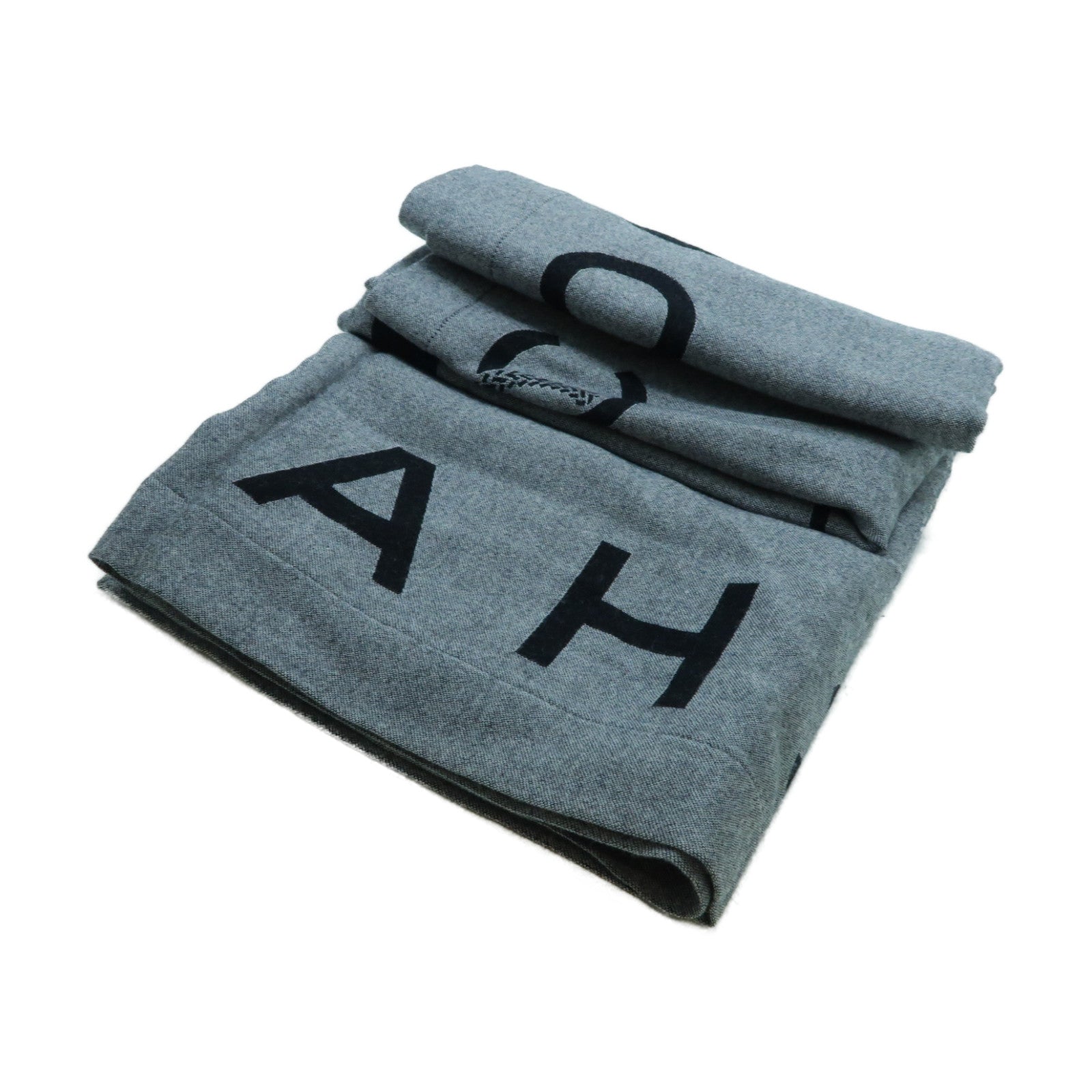 CHANEL 羊毛Scarf圍巾黑色