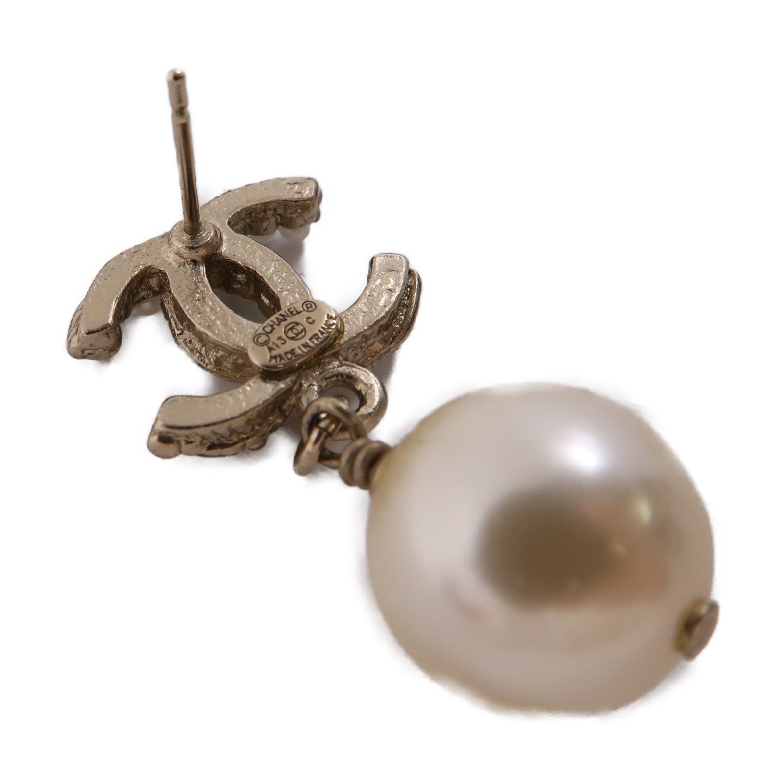 CHANEL PVC/金屬Earrings耳環金色