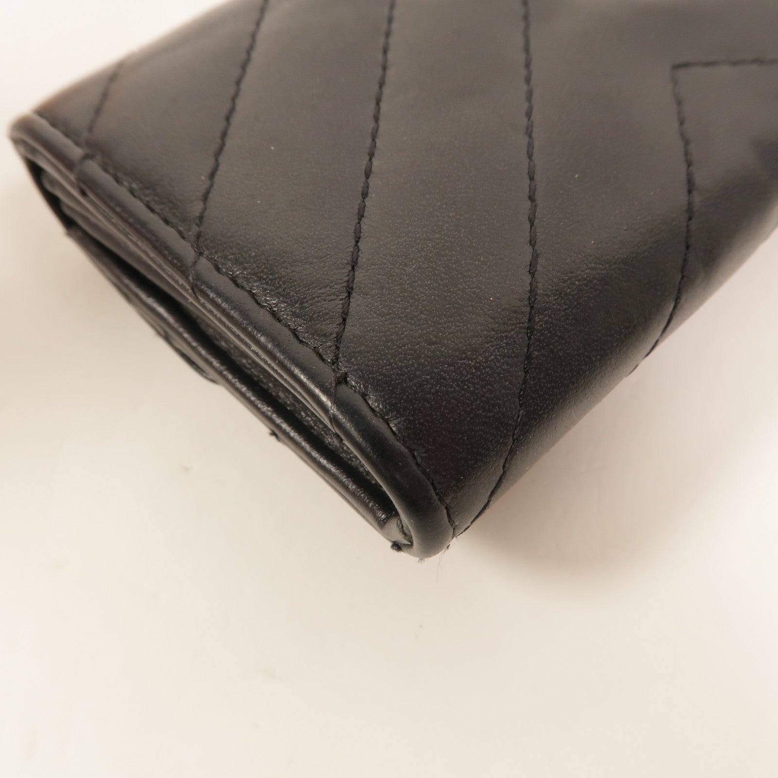 CHANEL 牛皮皮革2.55 So Black Card Holder卡片套